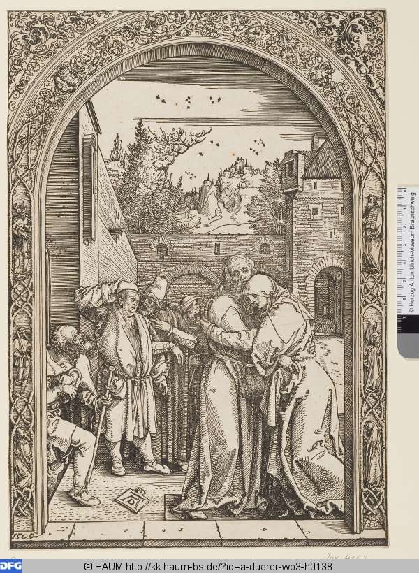 Joachim und Anna unter der Goldenen Pforte, Albrecht Dürer, 1509