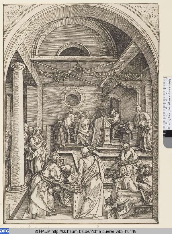 Der zwölfjährige Jesus im Tempel, Albrecht Dürer, 1503