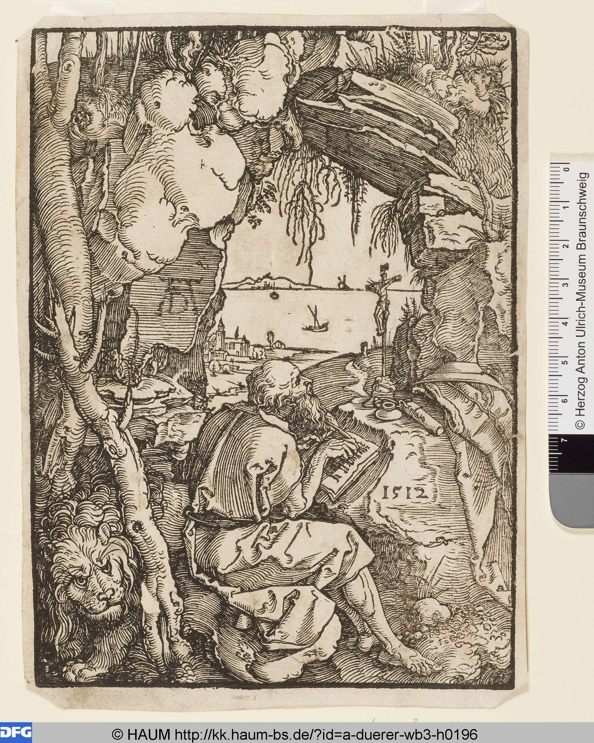 Der Hl. Hieronymus in der Felsgrotte, Albrecht Dürer, 1512