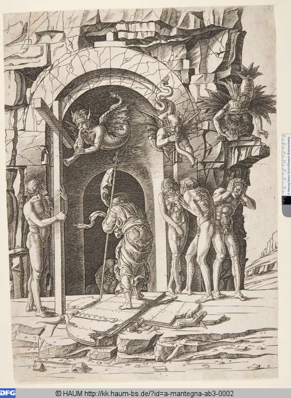 [Christus in der Vorhölle], Andrea Mantegna, 1470–1480