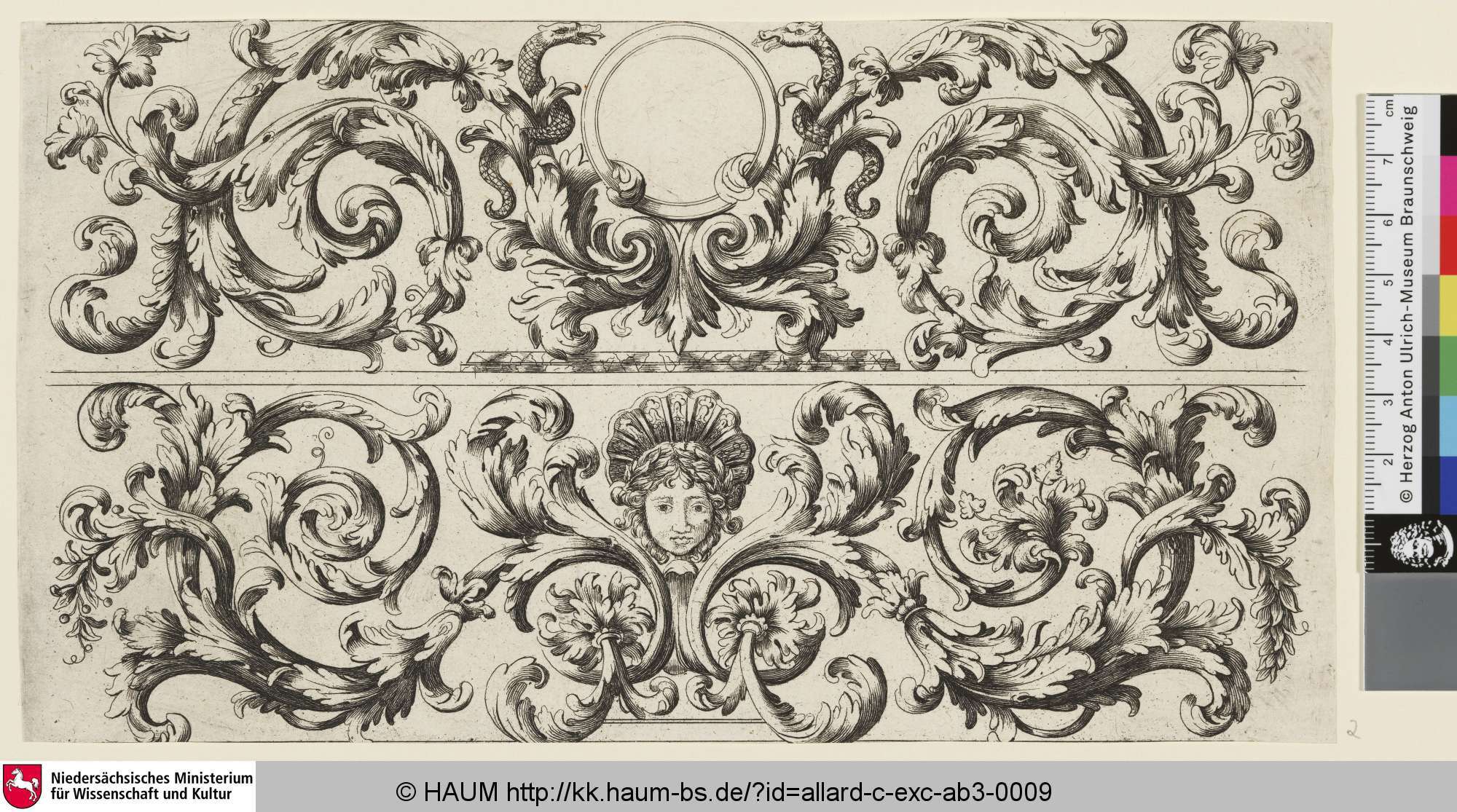 Ornamentfriese, Carel Allard, 1668–1706