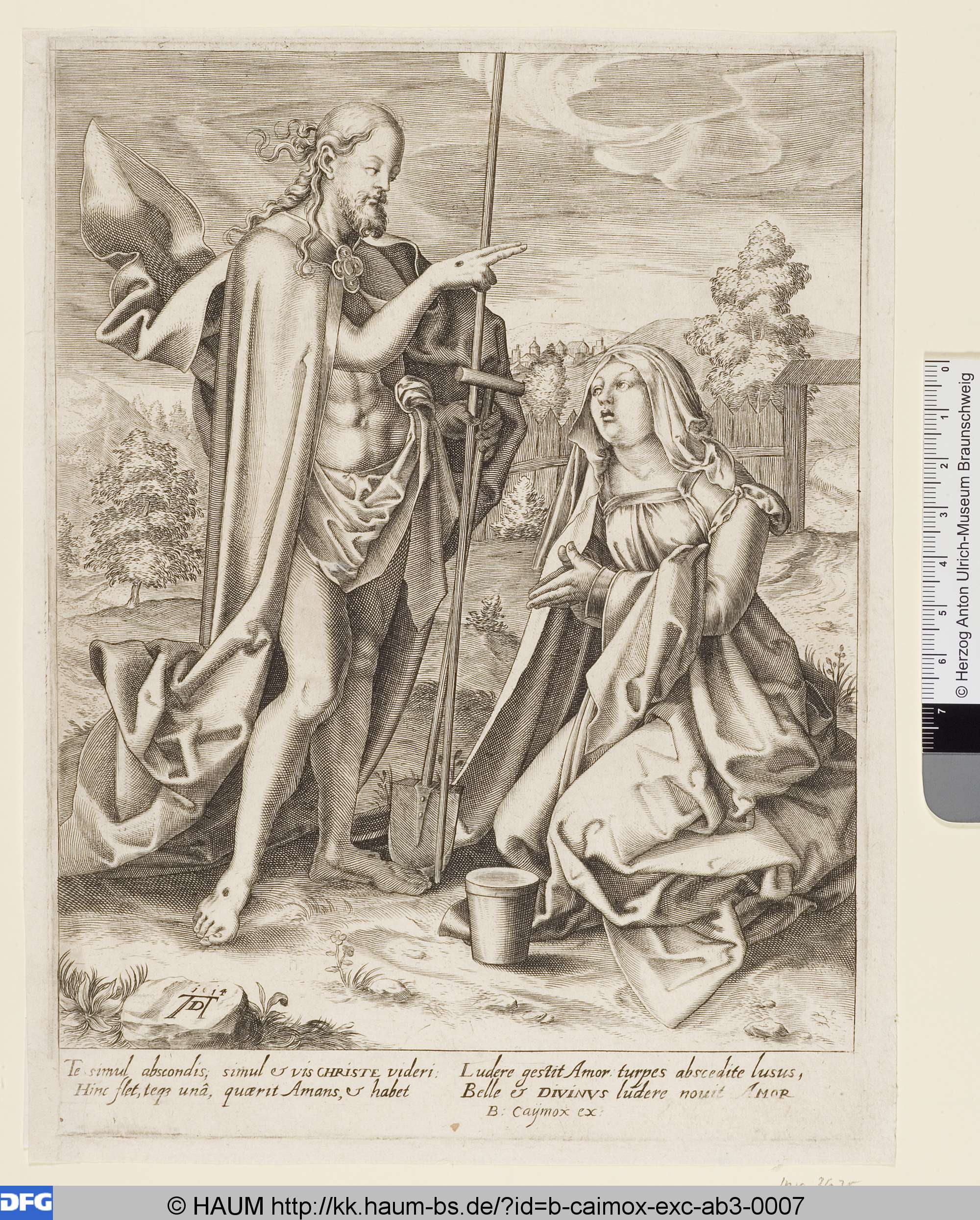 Christus als Gärtner, Balthasar Caimox, 1580–1635