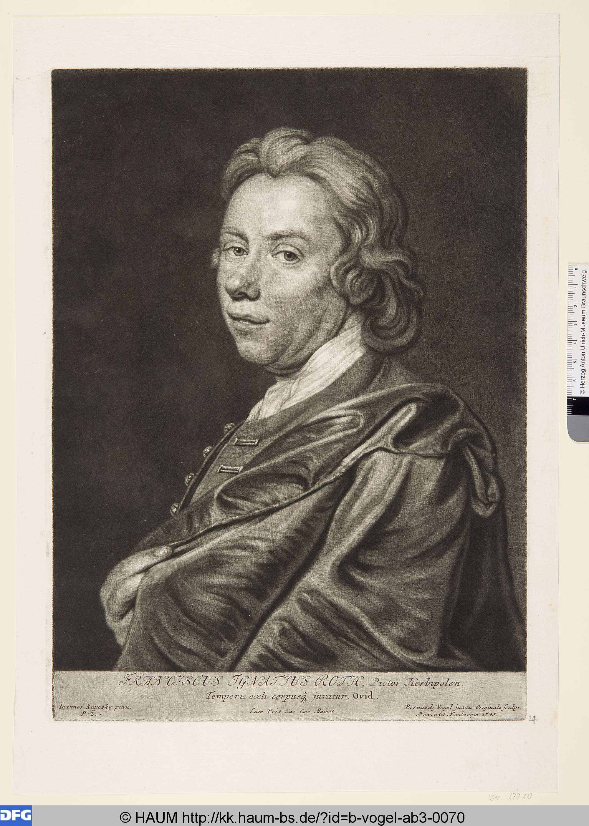 Franciscus Ignatius Roth, Valentin Daniel Preißler, 1735