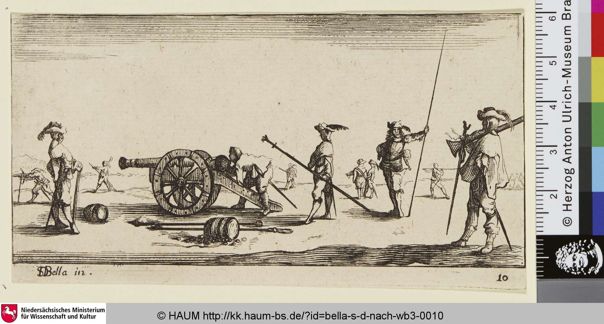 Soldaten um eine Kanone, Gerard Valck, 1671–1726