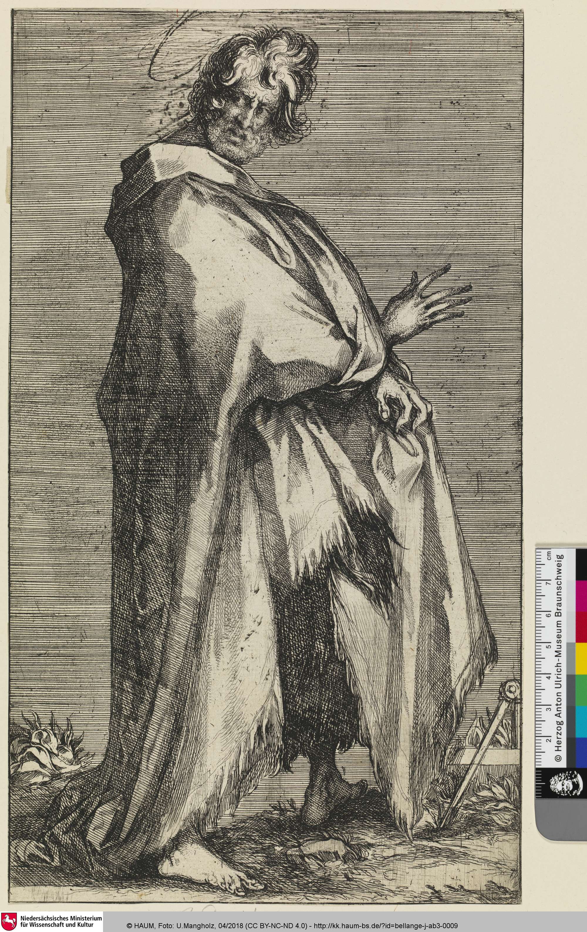 [Thomas; Saint Thomas; Saint Thomas], Jacques Bellange, 1610–1616