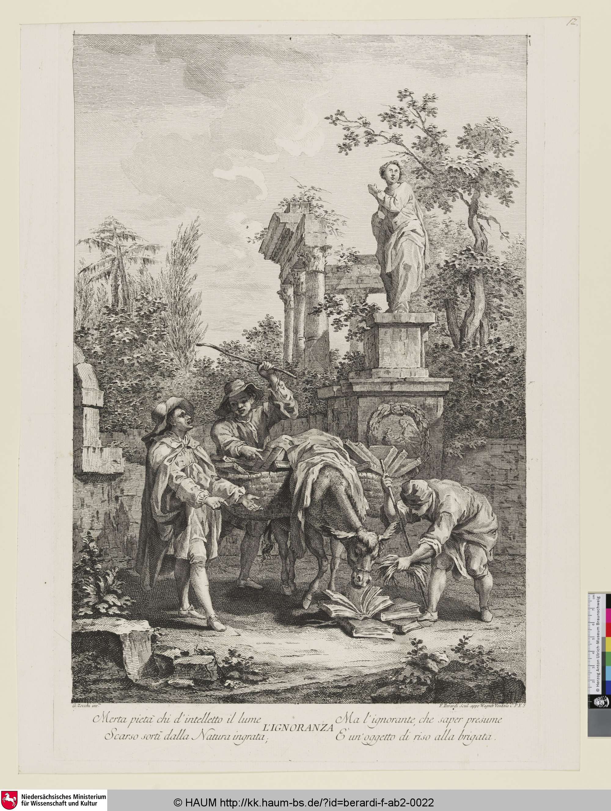 L'Ignoranza [Die Dummheit], Fabio Berardi, 1742–1760