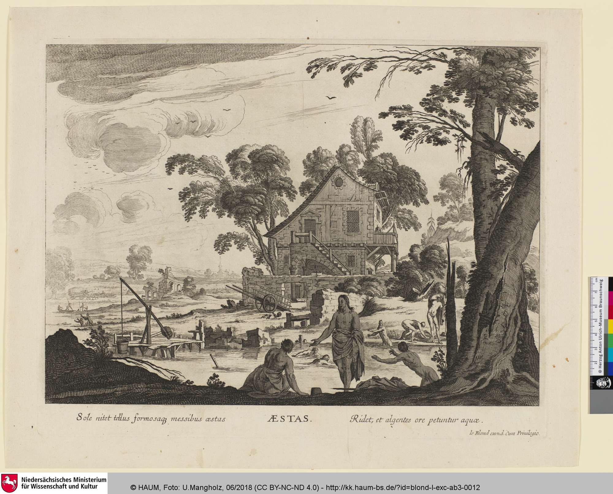 Aestas [Baden im Fluss], Jean Le Blond, 1655–1709