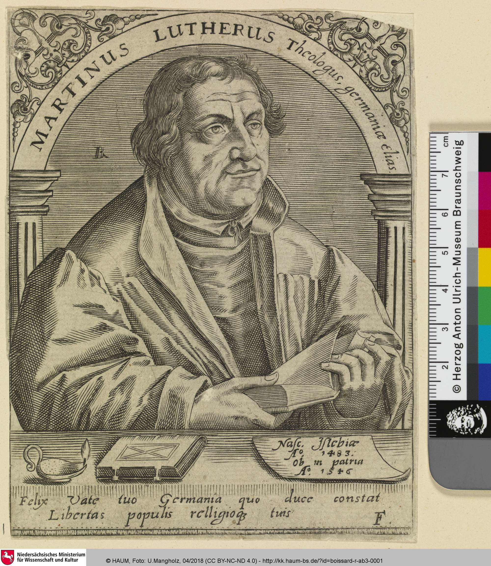 Martinus Lutherus, Robert Boissard, 1590–1601