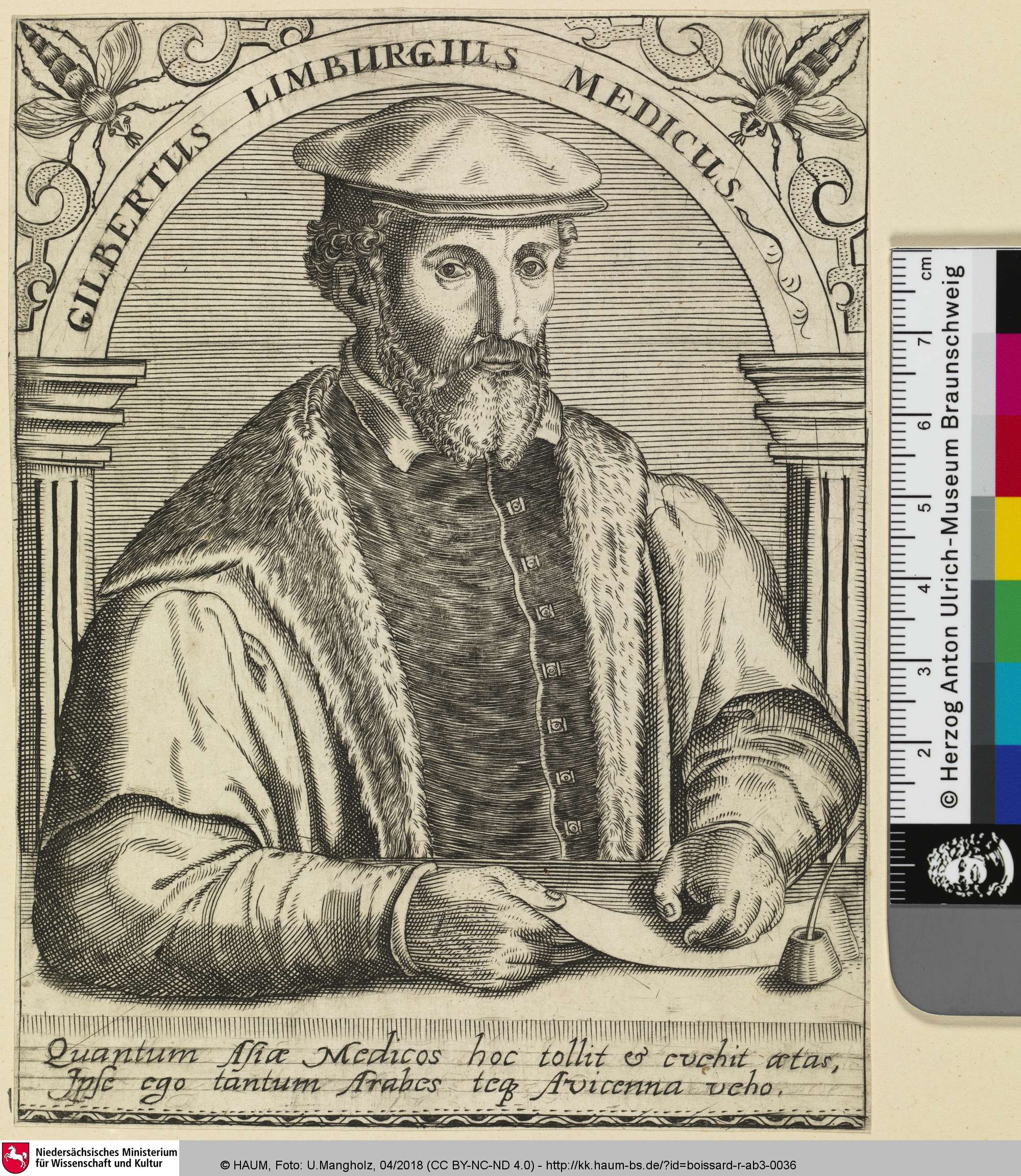 Gilbertus Limburgius, Robert Boissard, 1590–1601