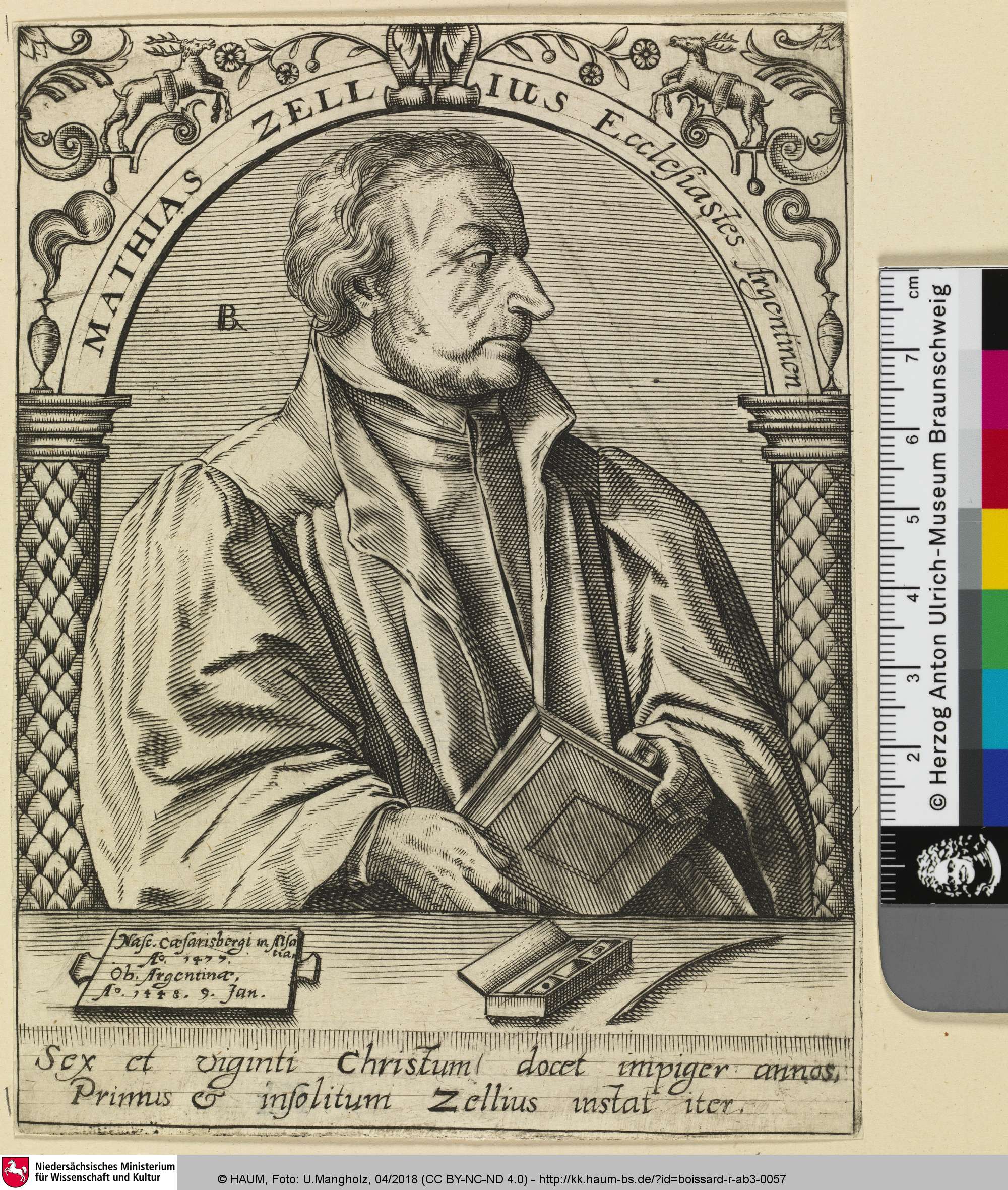 Mathias Zellius, Robert Boissard, 1590–1601