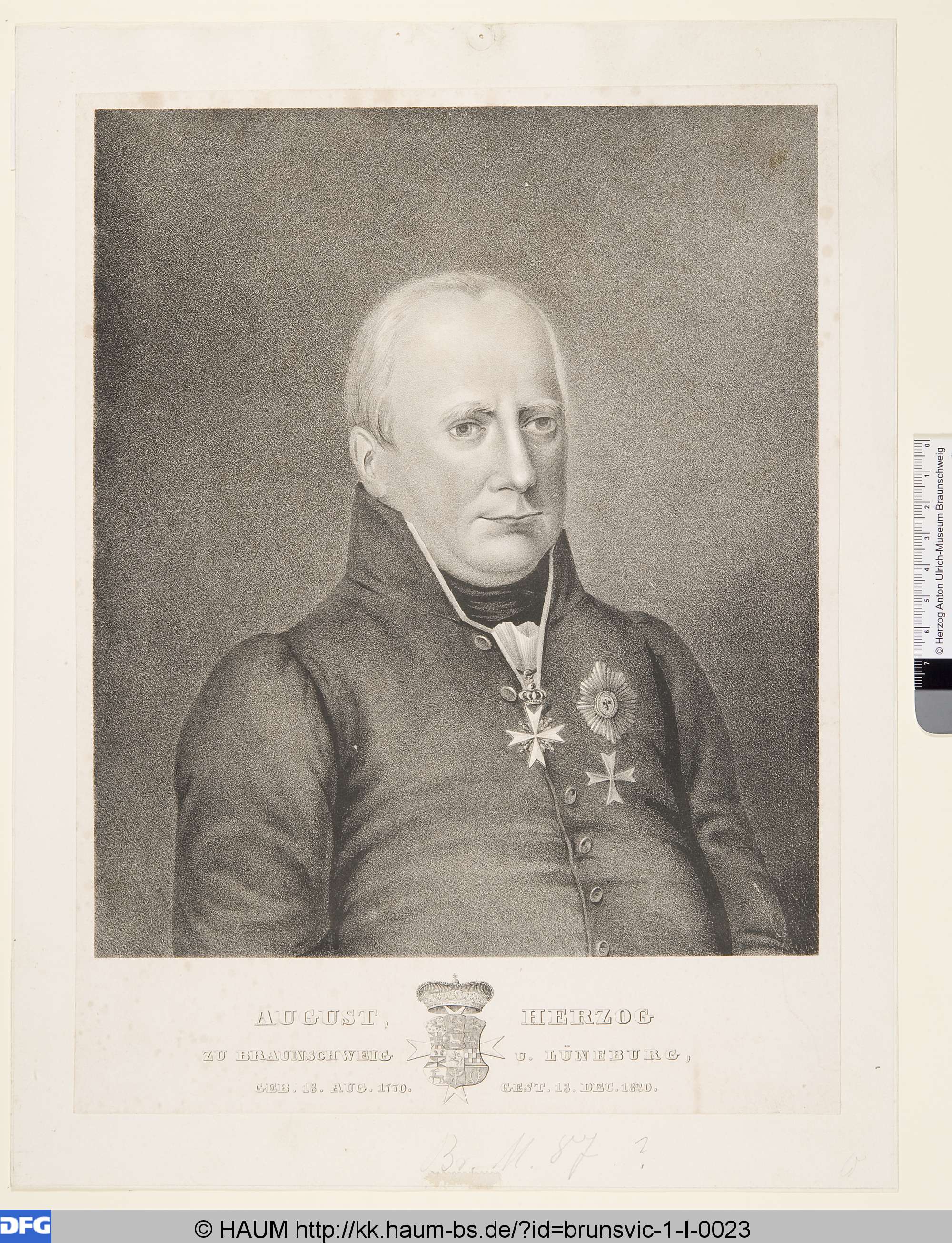 August, Prinz von Braunschweig-Wolfenbüttel, 1820–1900