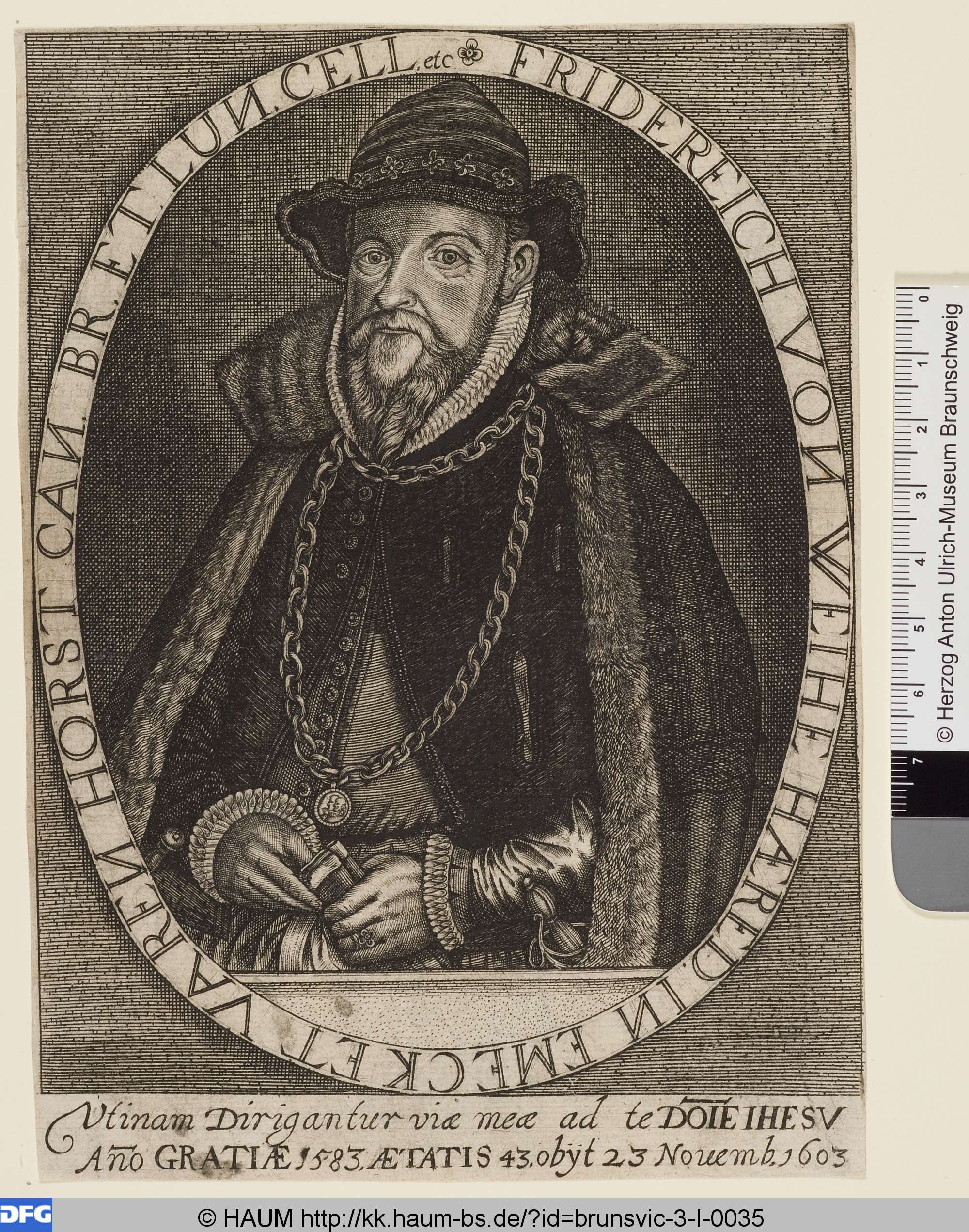 Friedrich von Weihe, 1583–1603