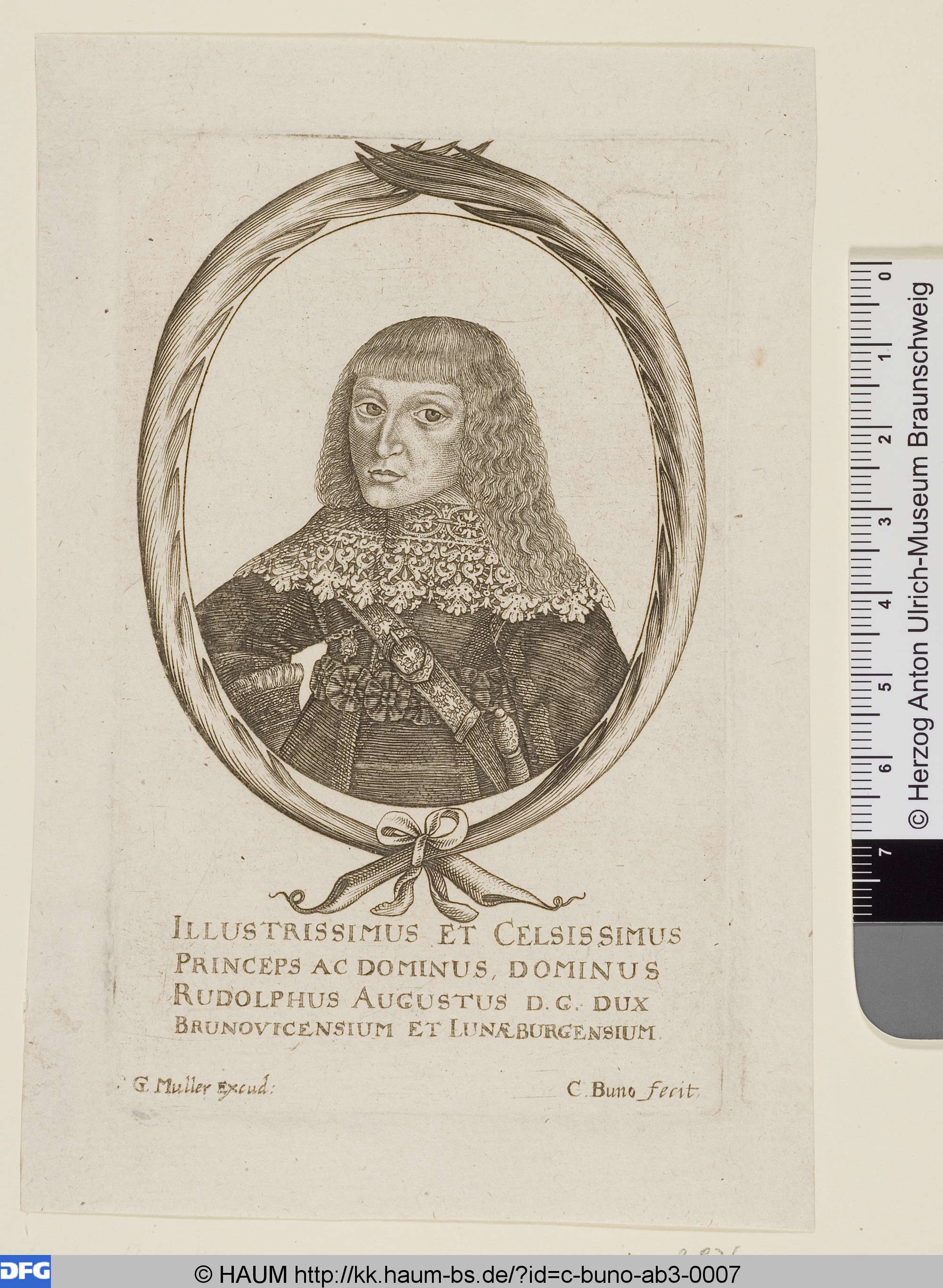 Rudolph August, Herzog zu Braunschweig-Lüneburg, Gottfried Müller, 1640–1671