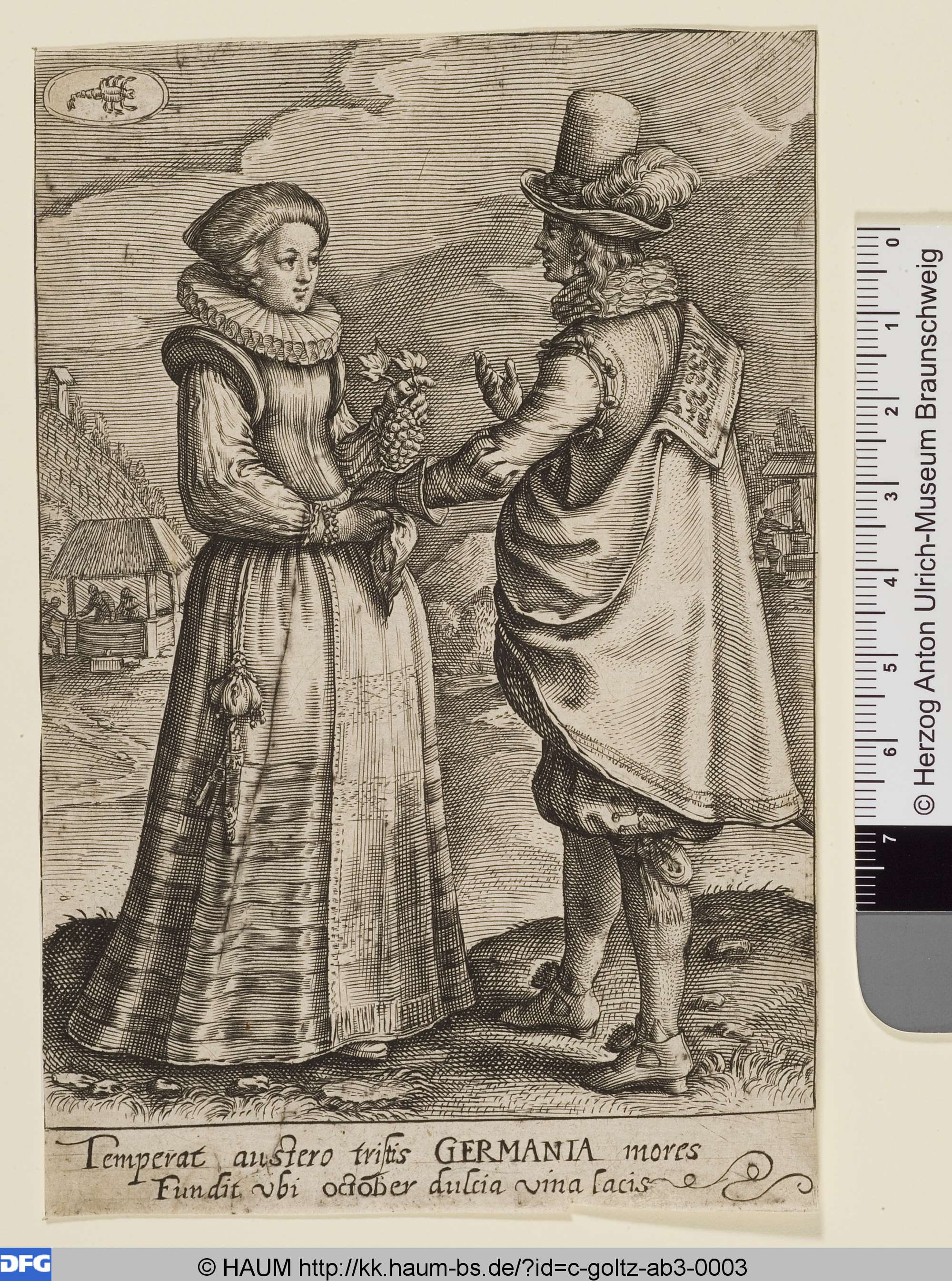 Liebespaar, Conrad Goltz, 1595