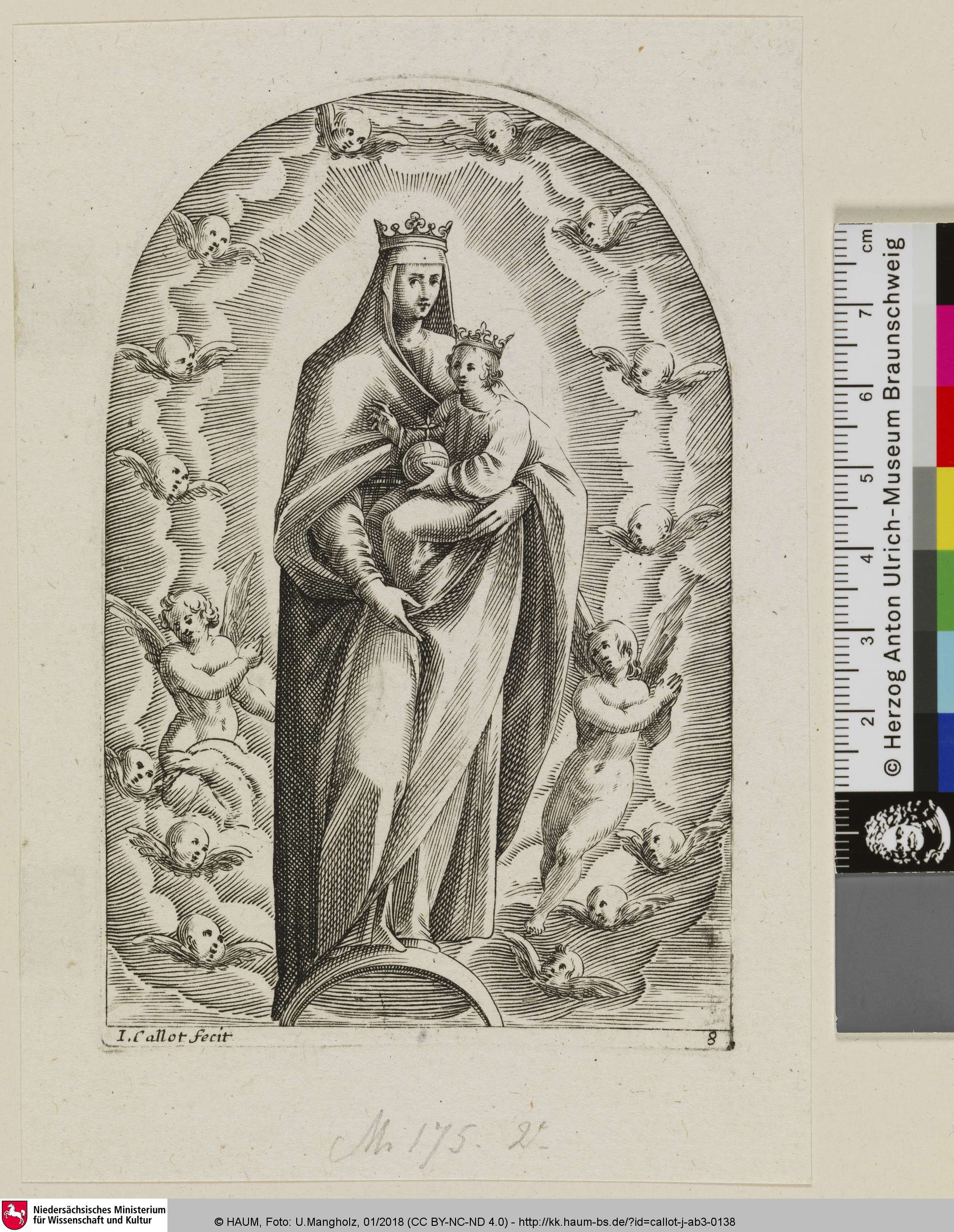 [Maria im Strahlenkranz; L'Immaculée Conception], Jacques Callot, 1610–1611
