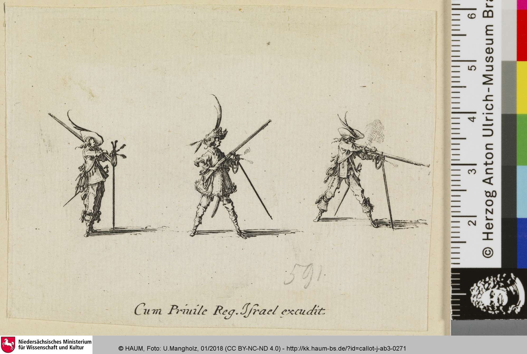 [Der Schuss], Jacques Callot, 1635