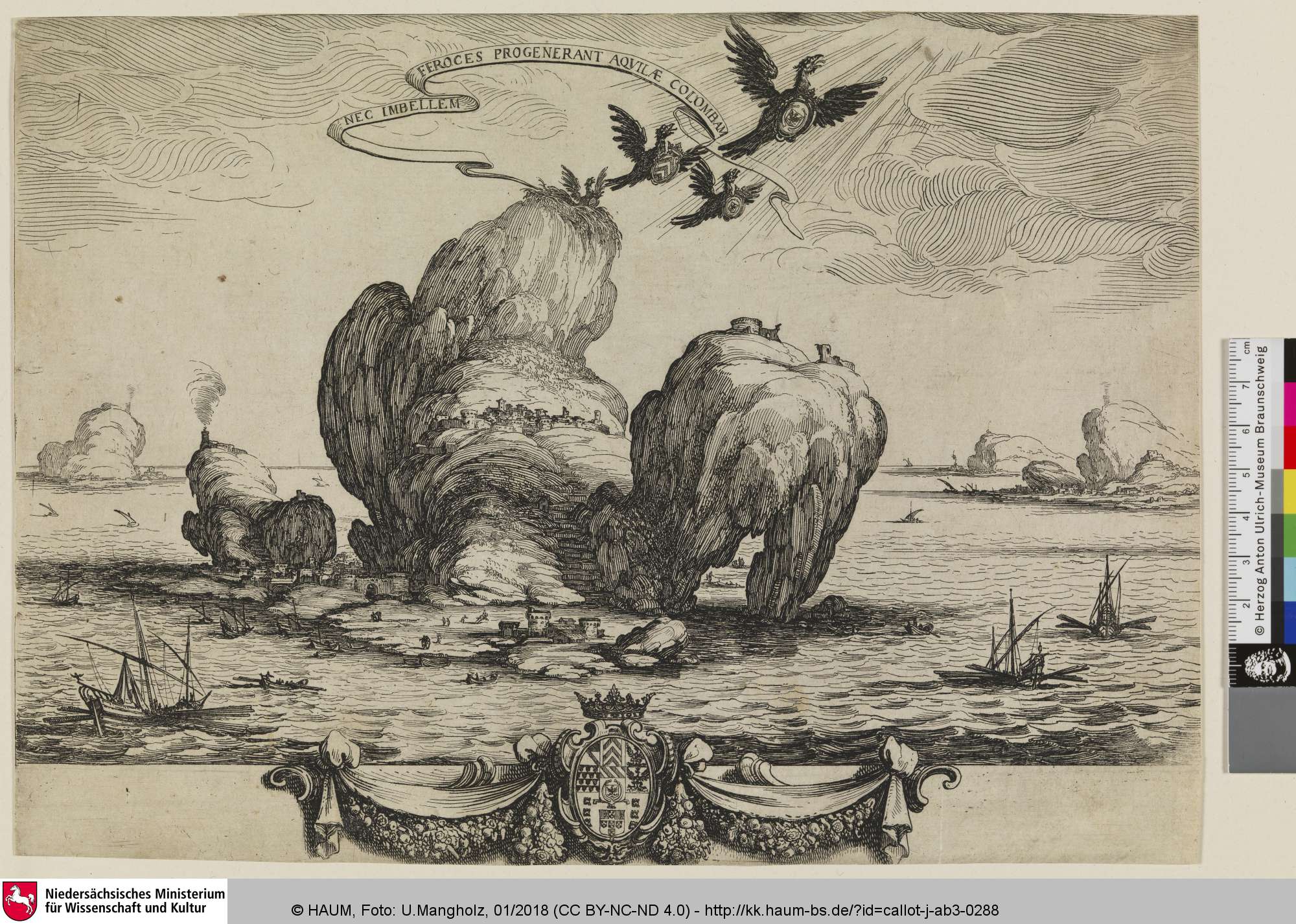 [Der große Felsen; Le grand rocher], Jacques Callot, 1612–1635
