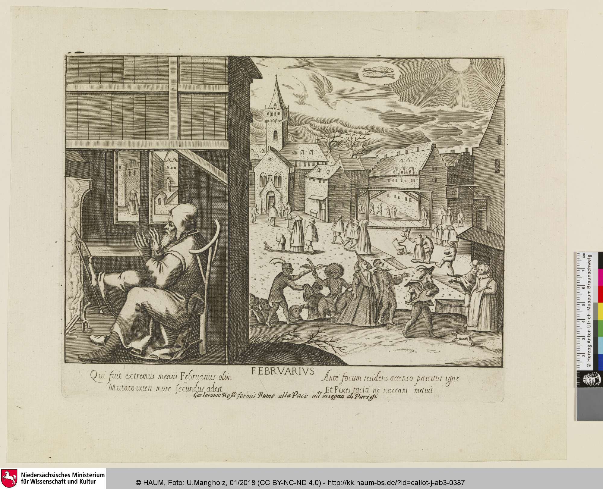 [Februar; Février], Jacques Callot, 1612–1635