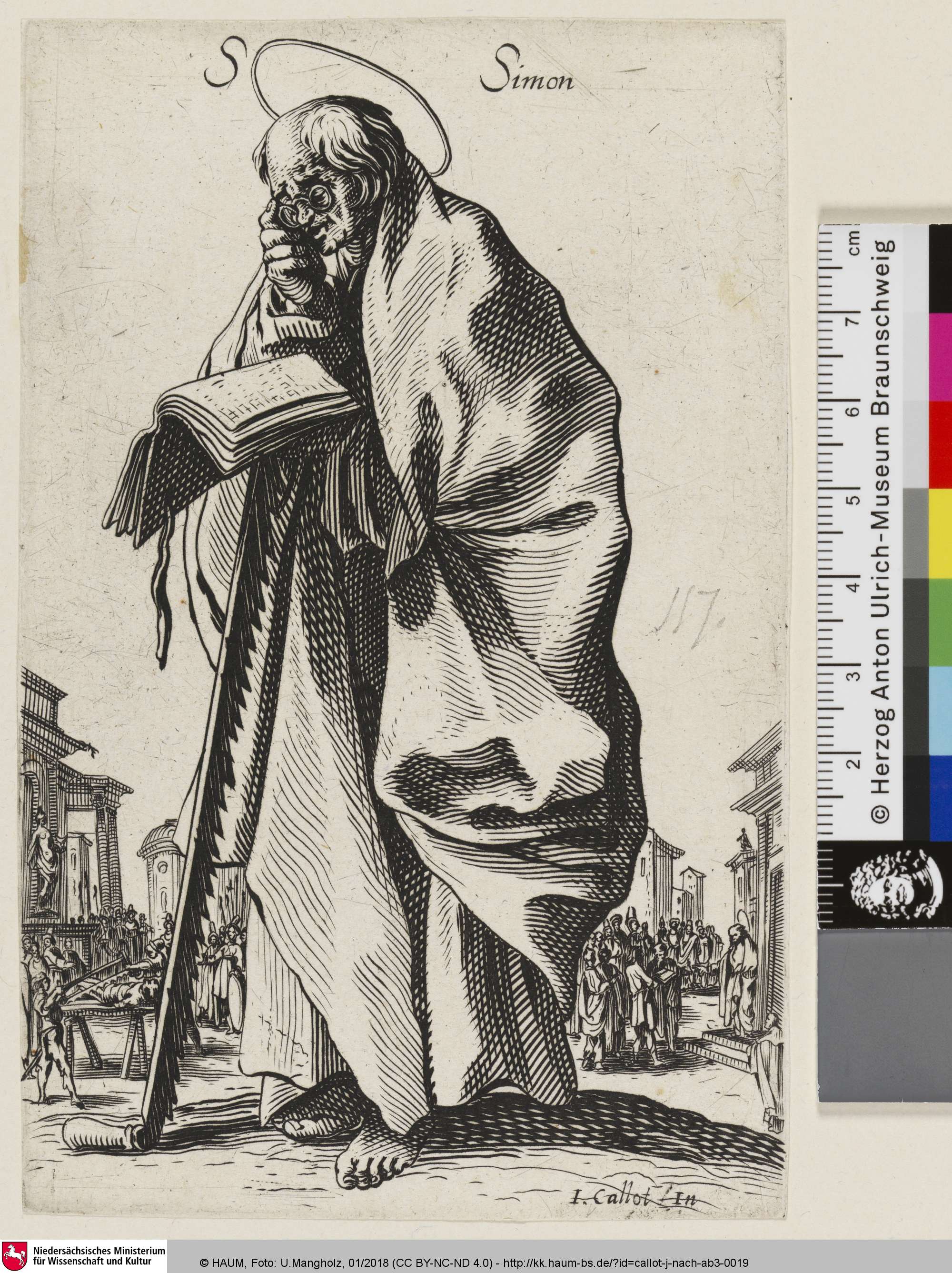 [Der heilige Simon; Saint Simon.], Jacques Callot, 1631–1632
