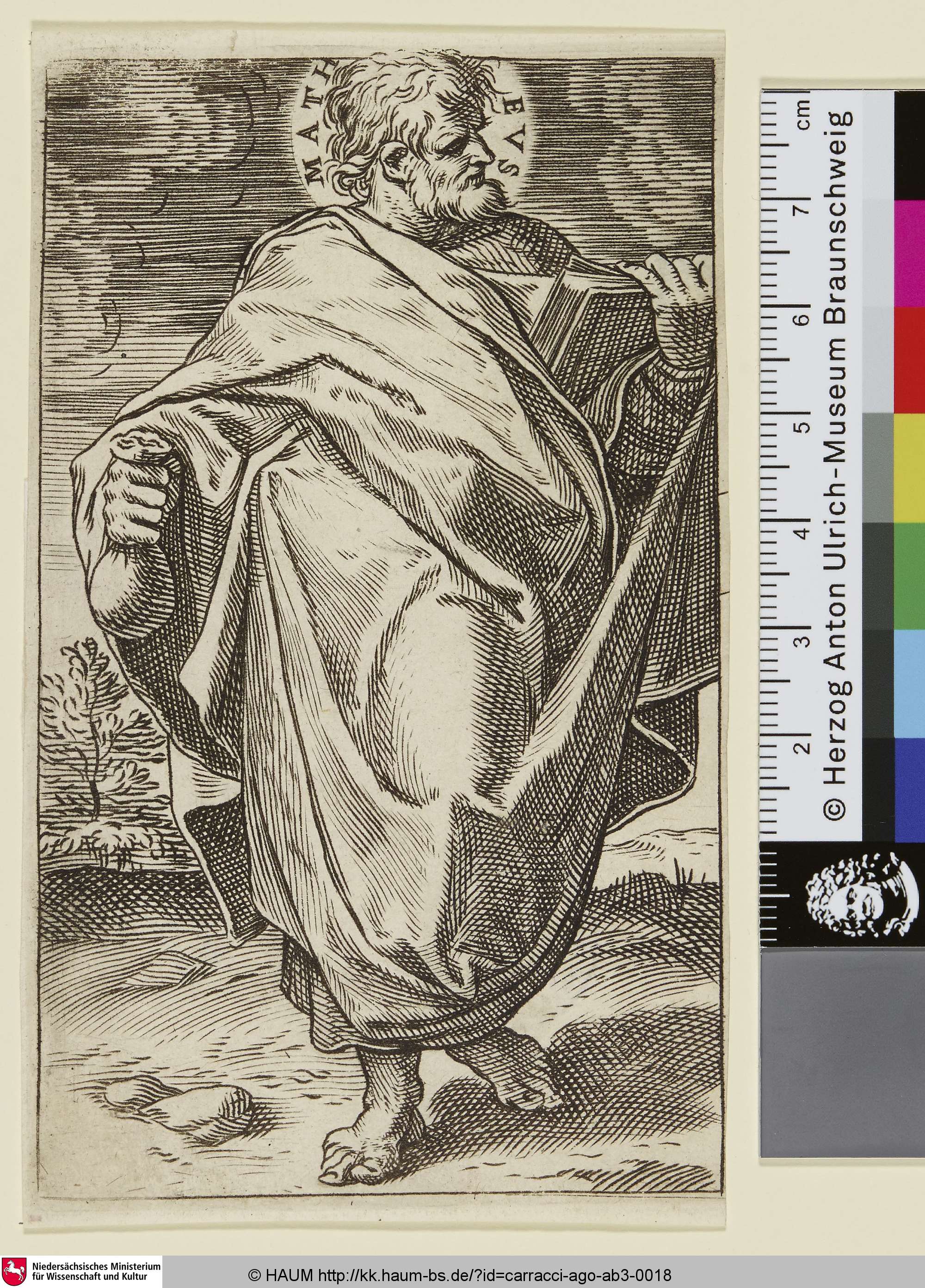 Mathevs, Agostino Carracci, 1583