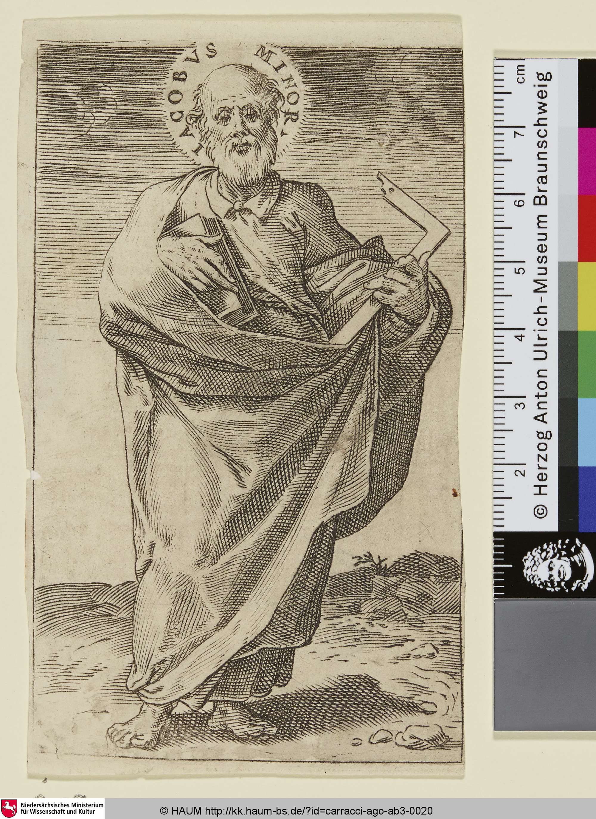 Iacobvs Minor, Agostino Carracci, 1583