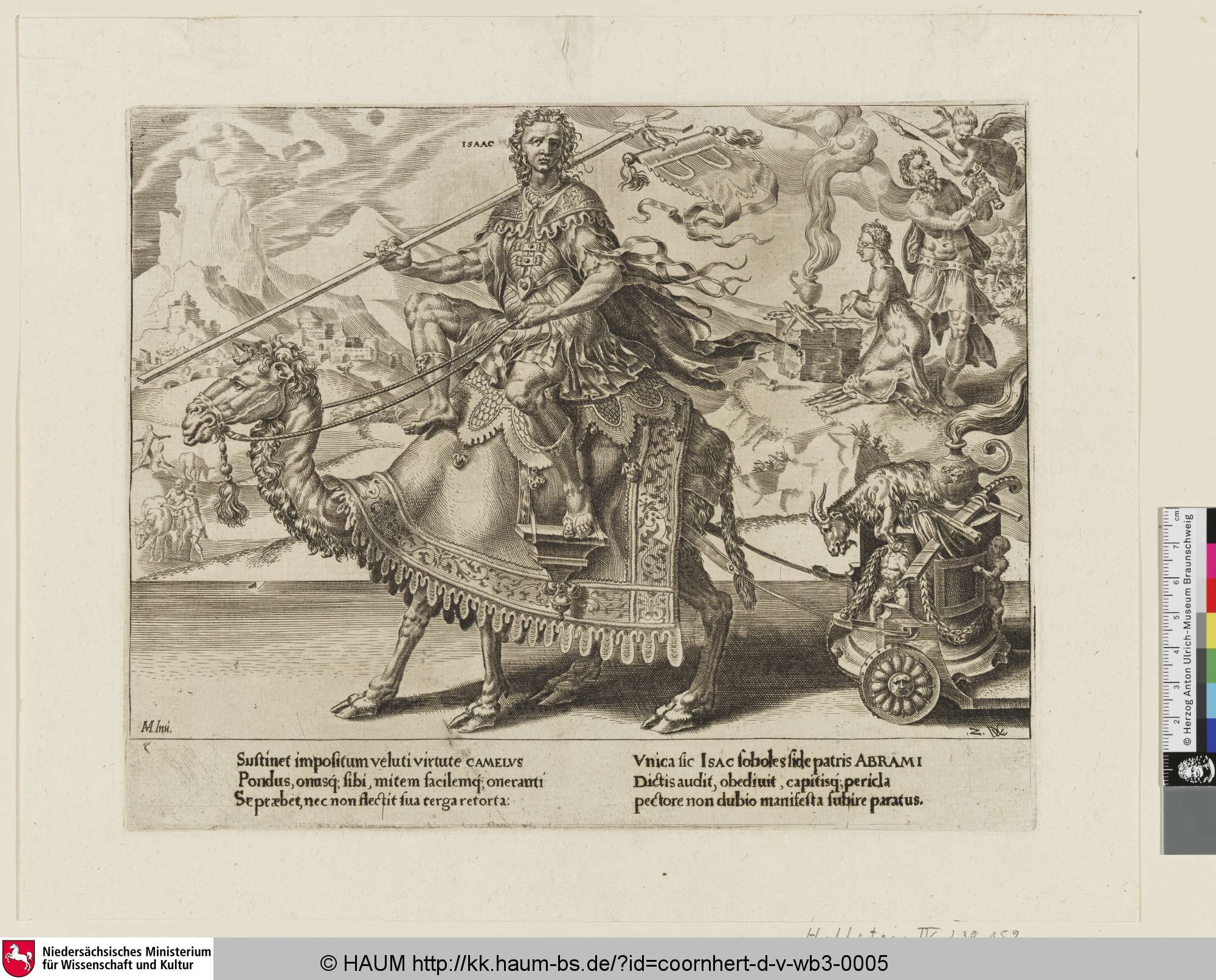 [The Triumph of Isaac; Triomf van Isaak; Triumph Isaaks], Maarten van Heemskerck, 1559