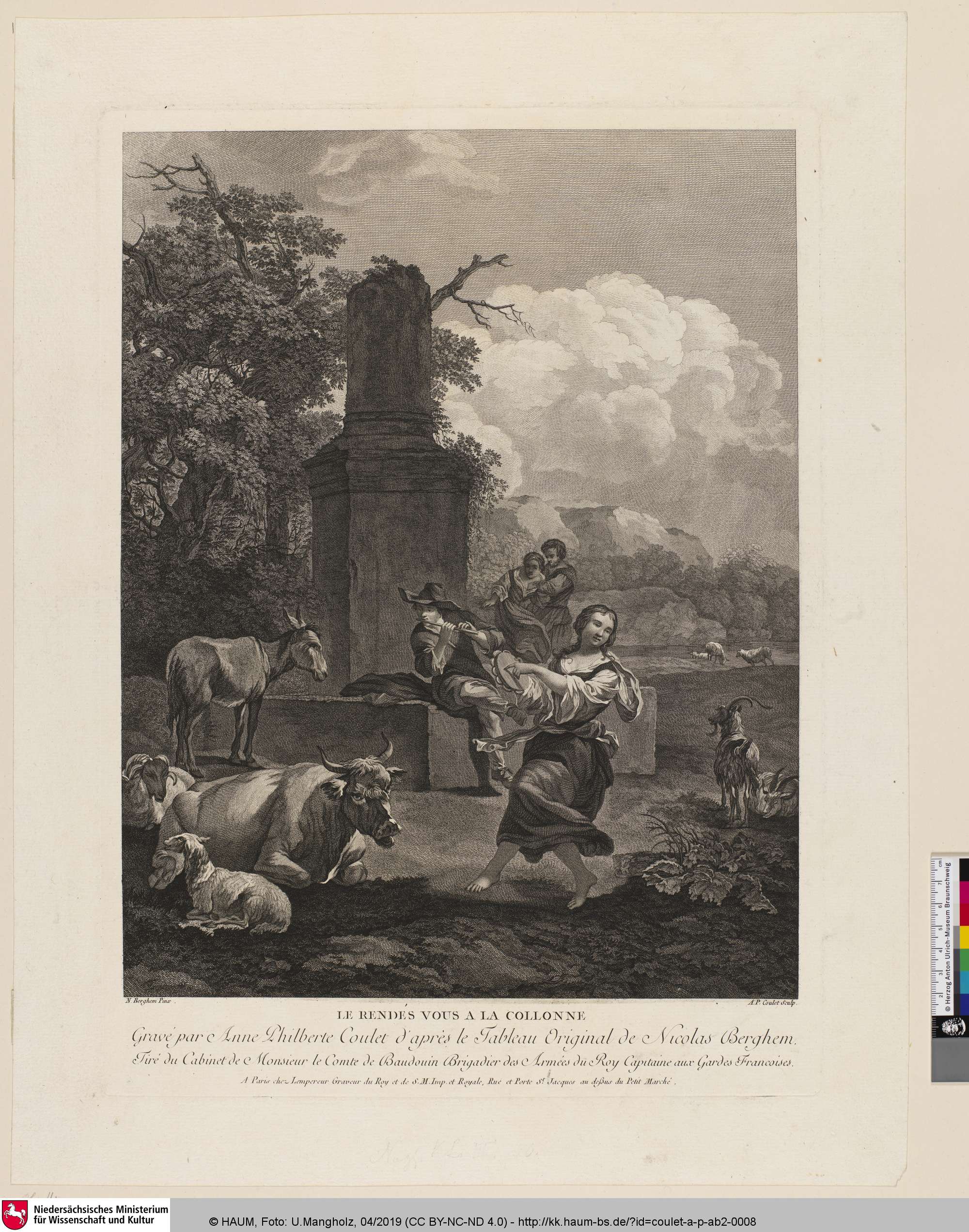 Le rendés vous a la collonne, Anne-Philiberte Coulet, 1767–1797