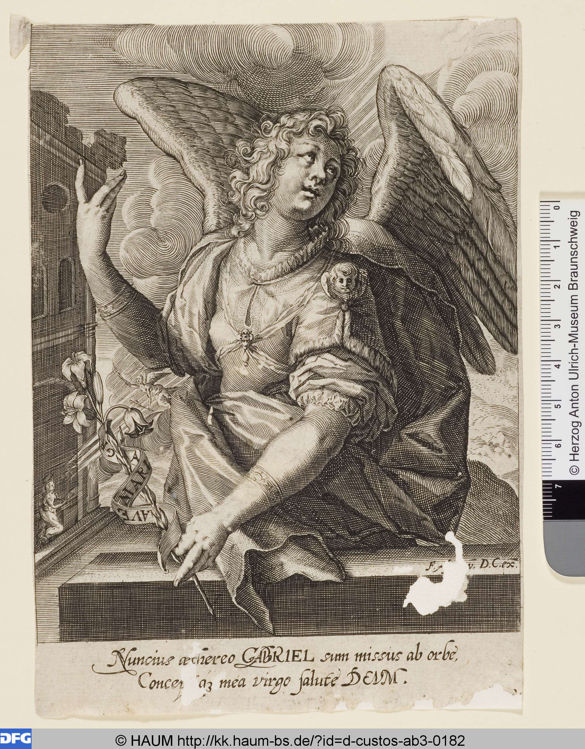 Erzengel Gabriel, Dominicus Custos, 1570–1612