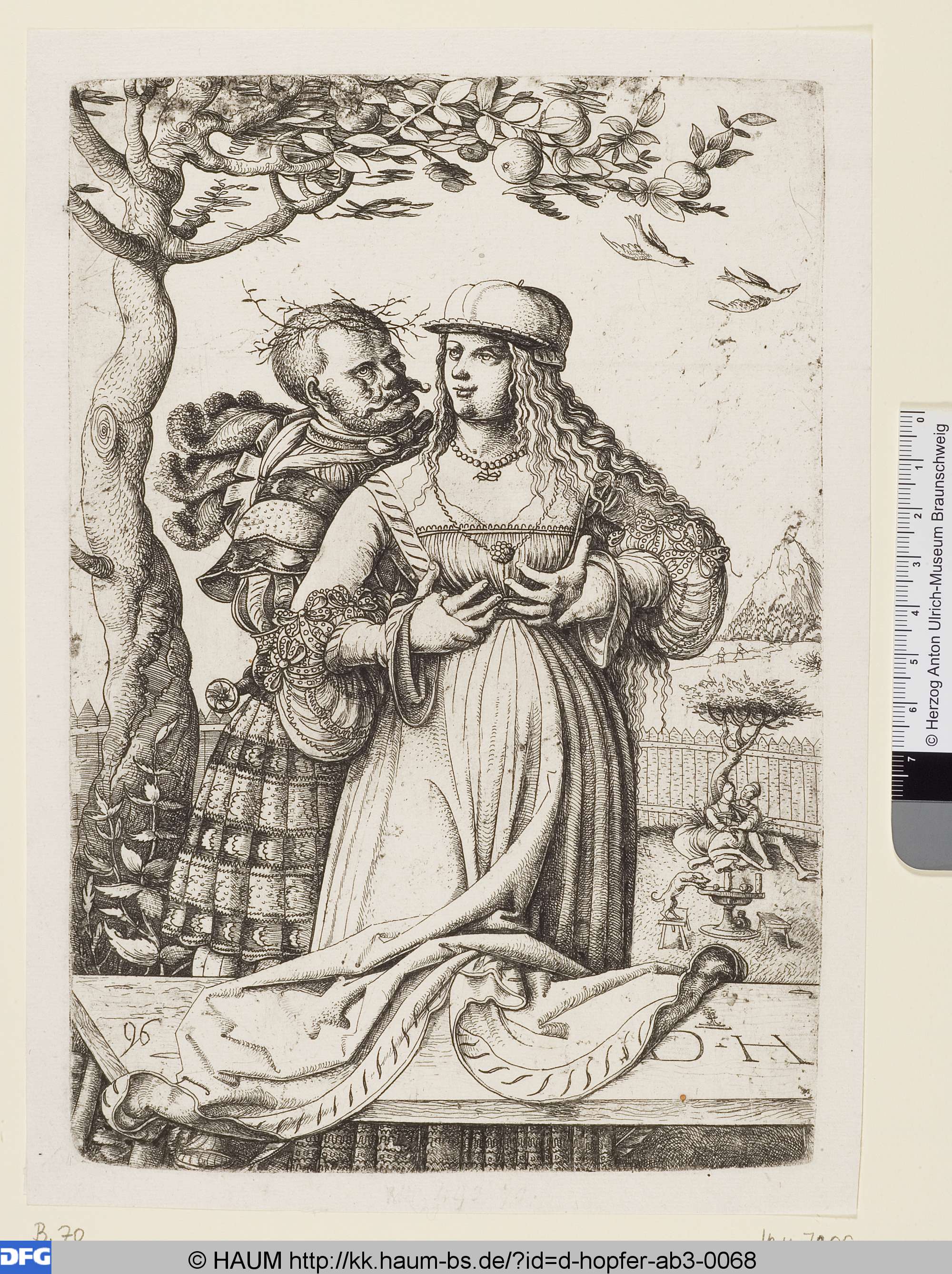 Die Umarmung, David Funck, 1504–1536