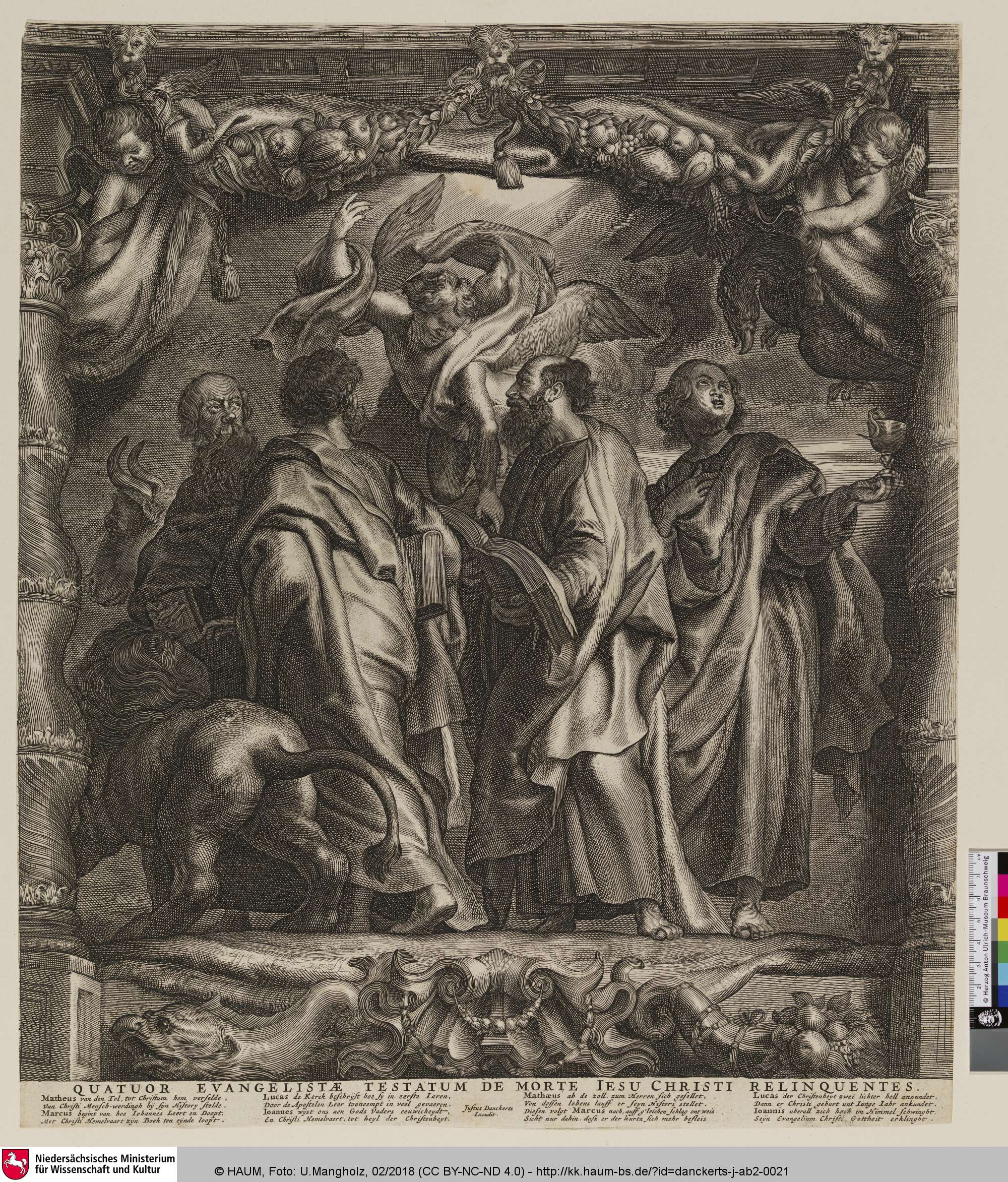 [Die vier Evangelisten], Justus Danckerts, 1653–1666
