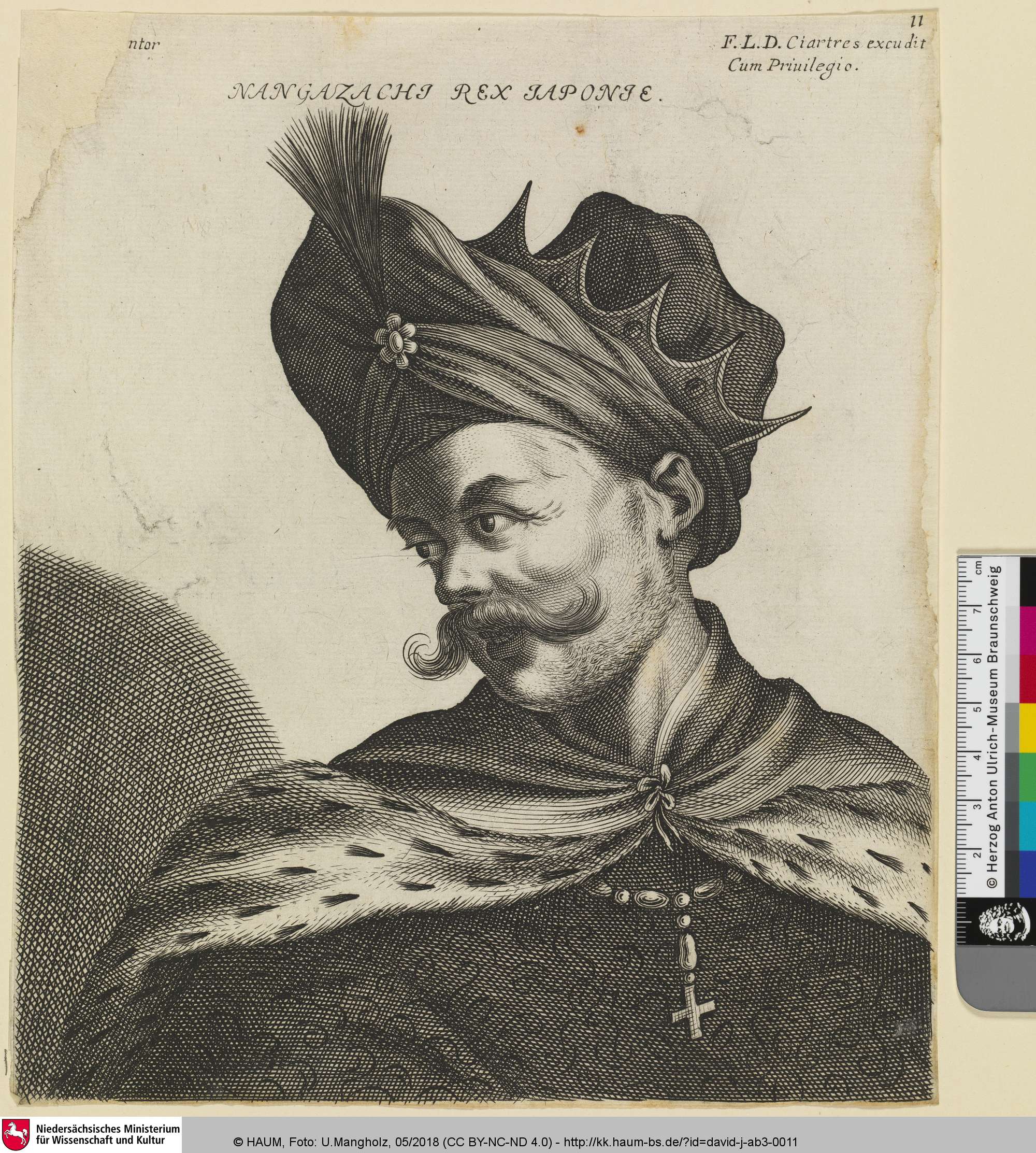Nangazachi Rex Japonie, Claude Vignon, 1625–1647