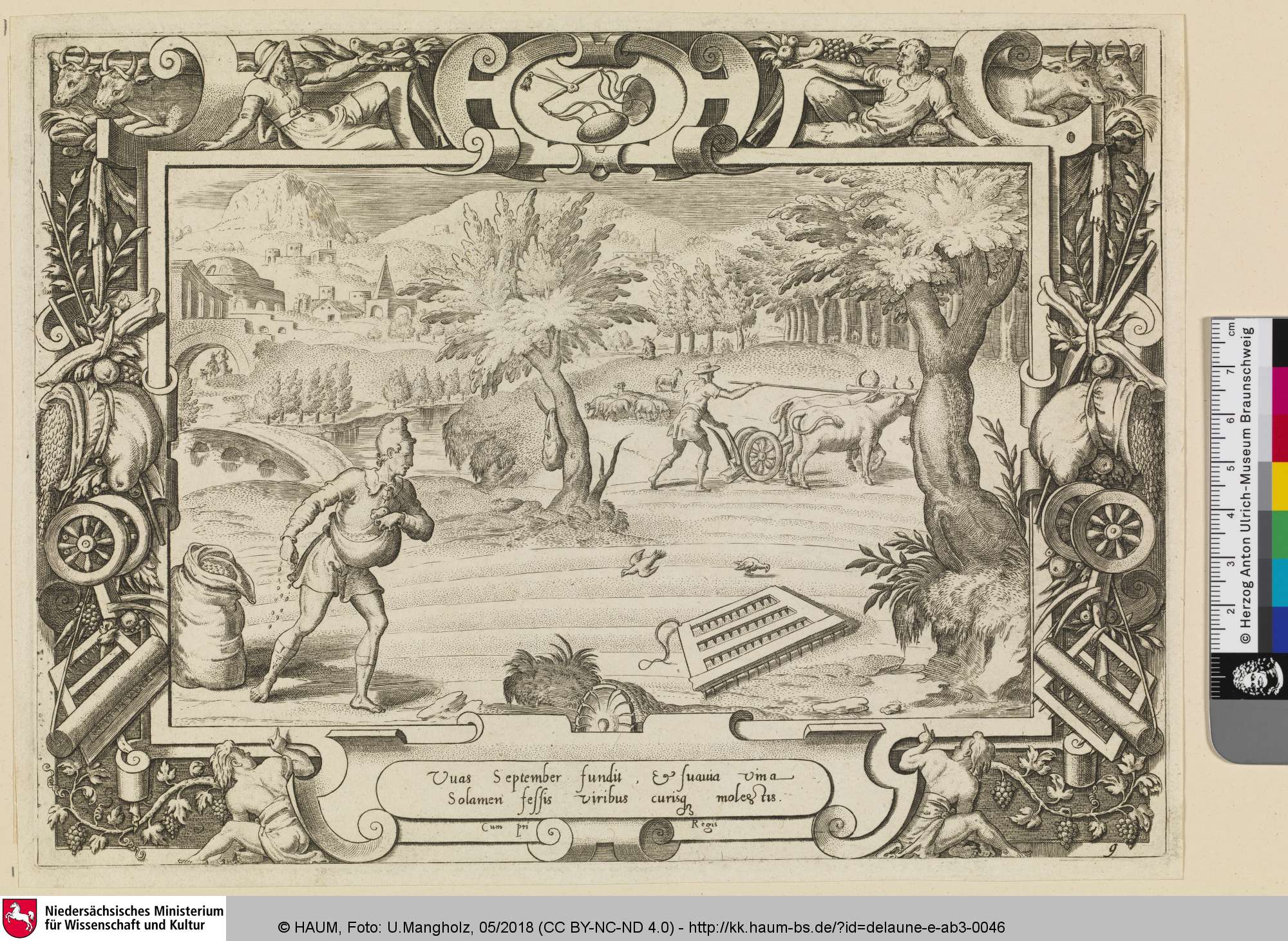 [September; Septembre], François Langlois, 1538–1583