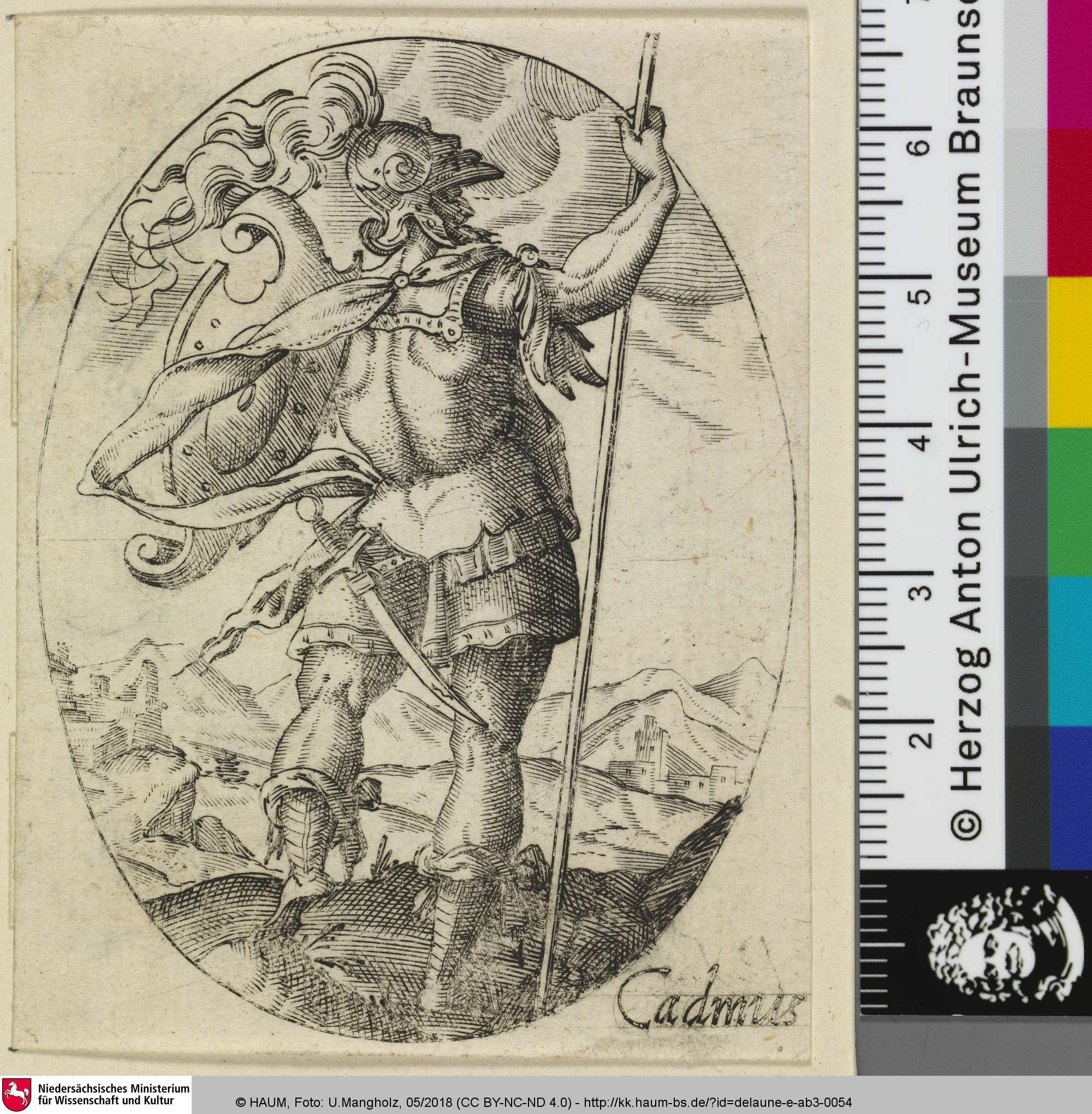 Cadmus, Étienne Delaune, 1538–1583