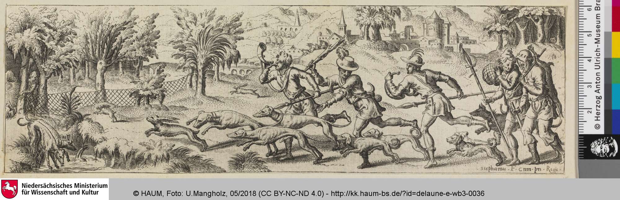 [Hasenjagd; La chasse au Lièvre], Étienne Delaune, 1538–1583
