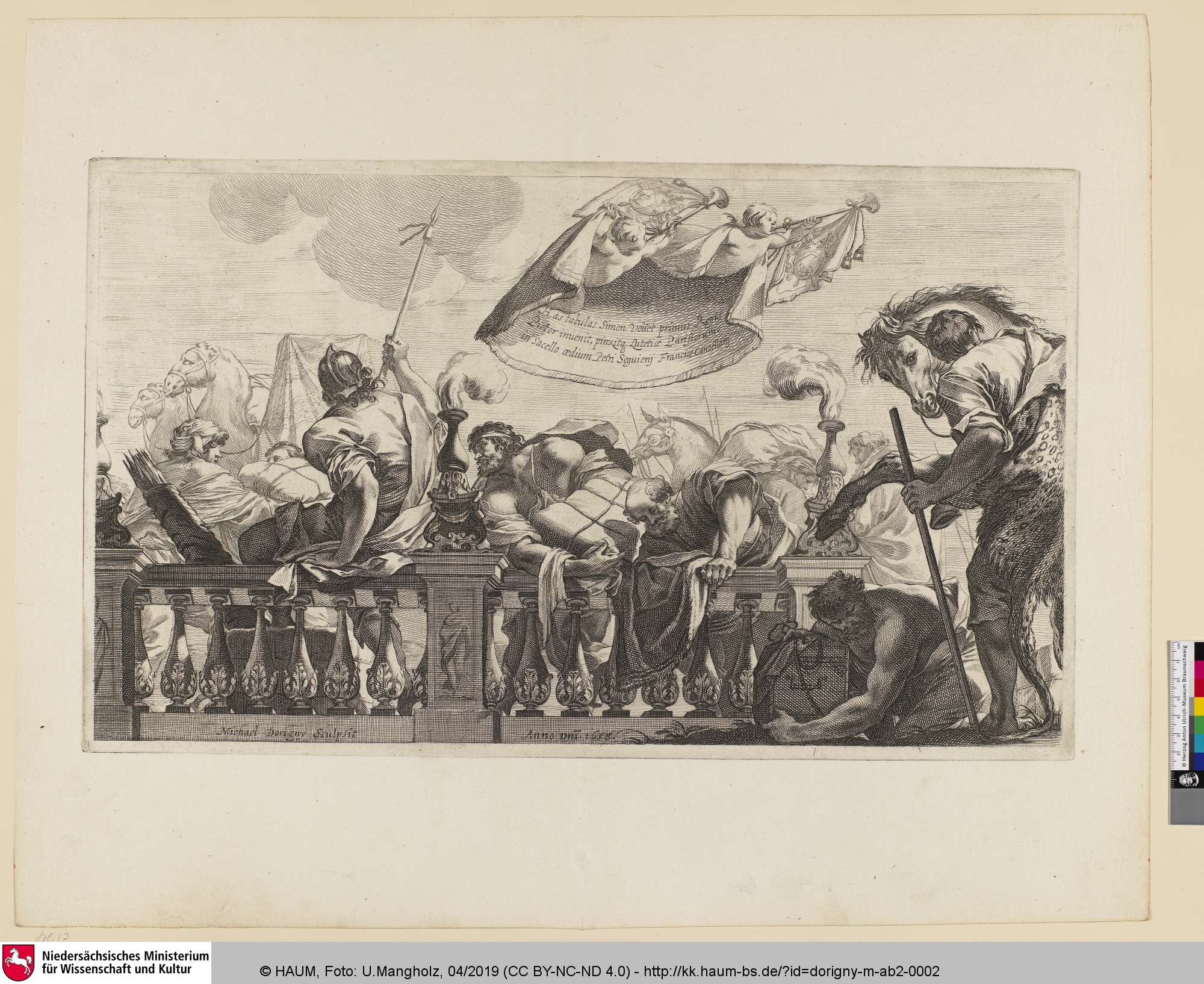 [Anbetung der Könige; L'Adoration des Rois], Michel Dorigny, 1638