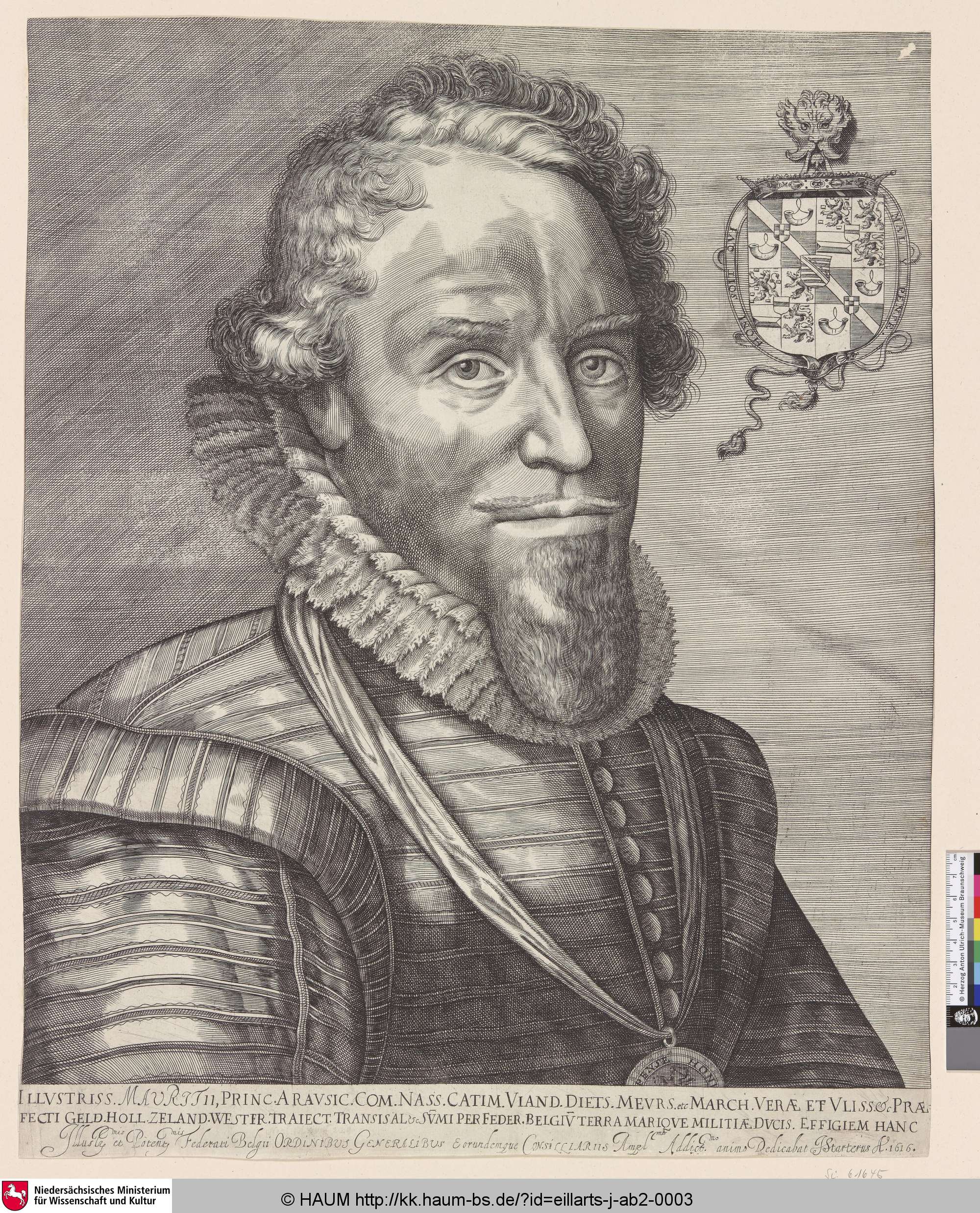[Moritz von Oranien-Nassau], Johannes Eillarts, 1616