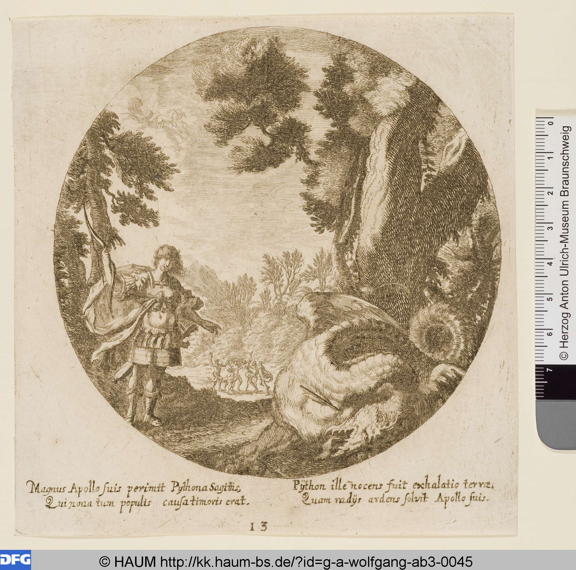 [Darstellung zu Ovids Metamorphosen], David Funck, 1651–1716