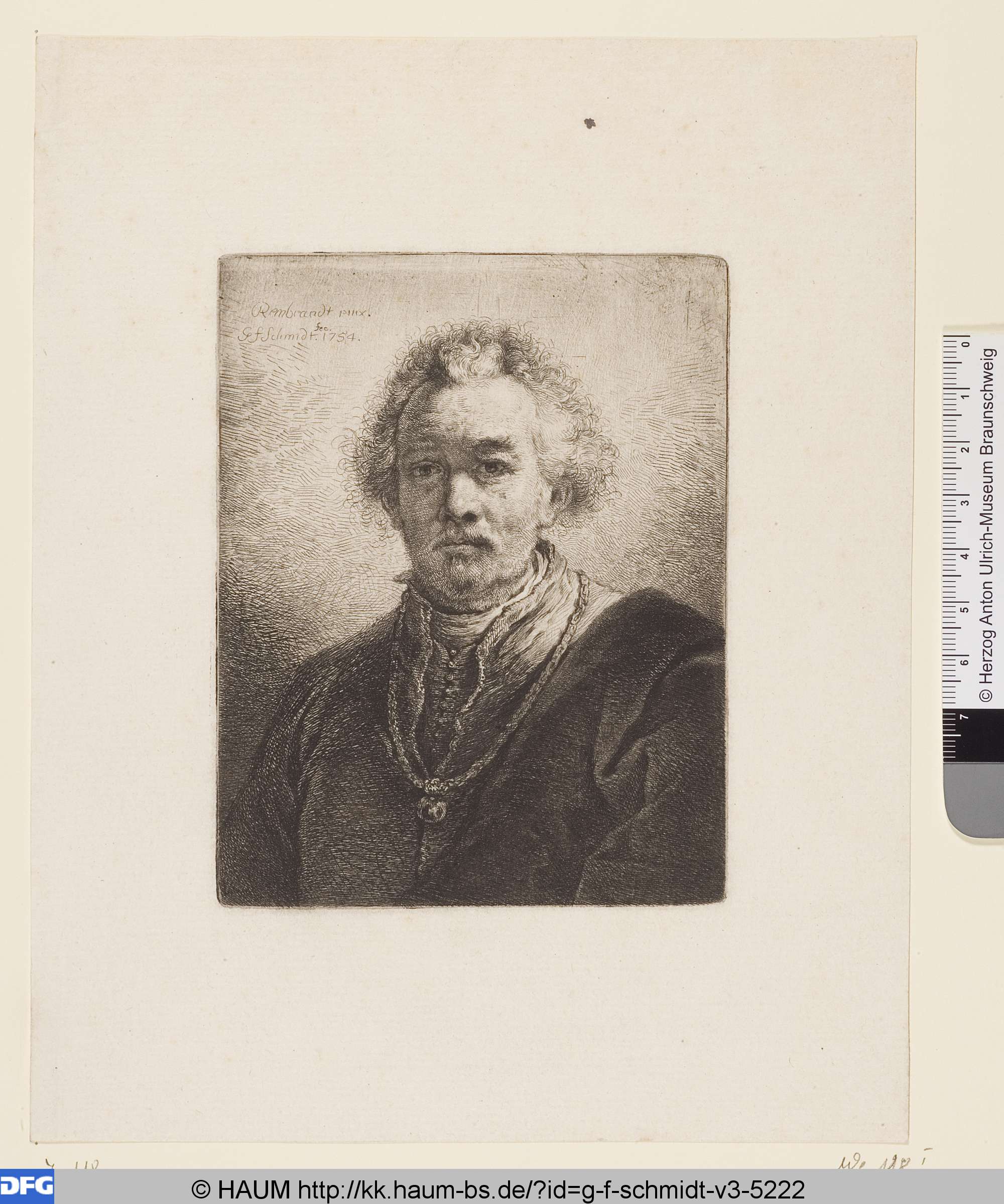 Bildnis eines Mannes, Rembrandt, 1754