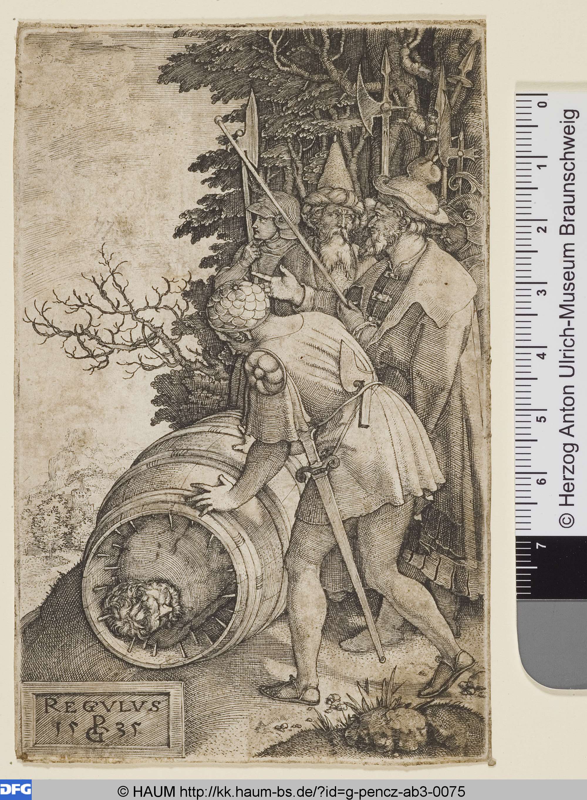 Attilius Regulus, Georg Pencz, 1535