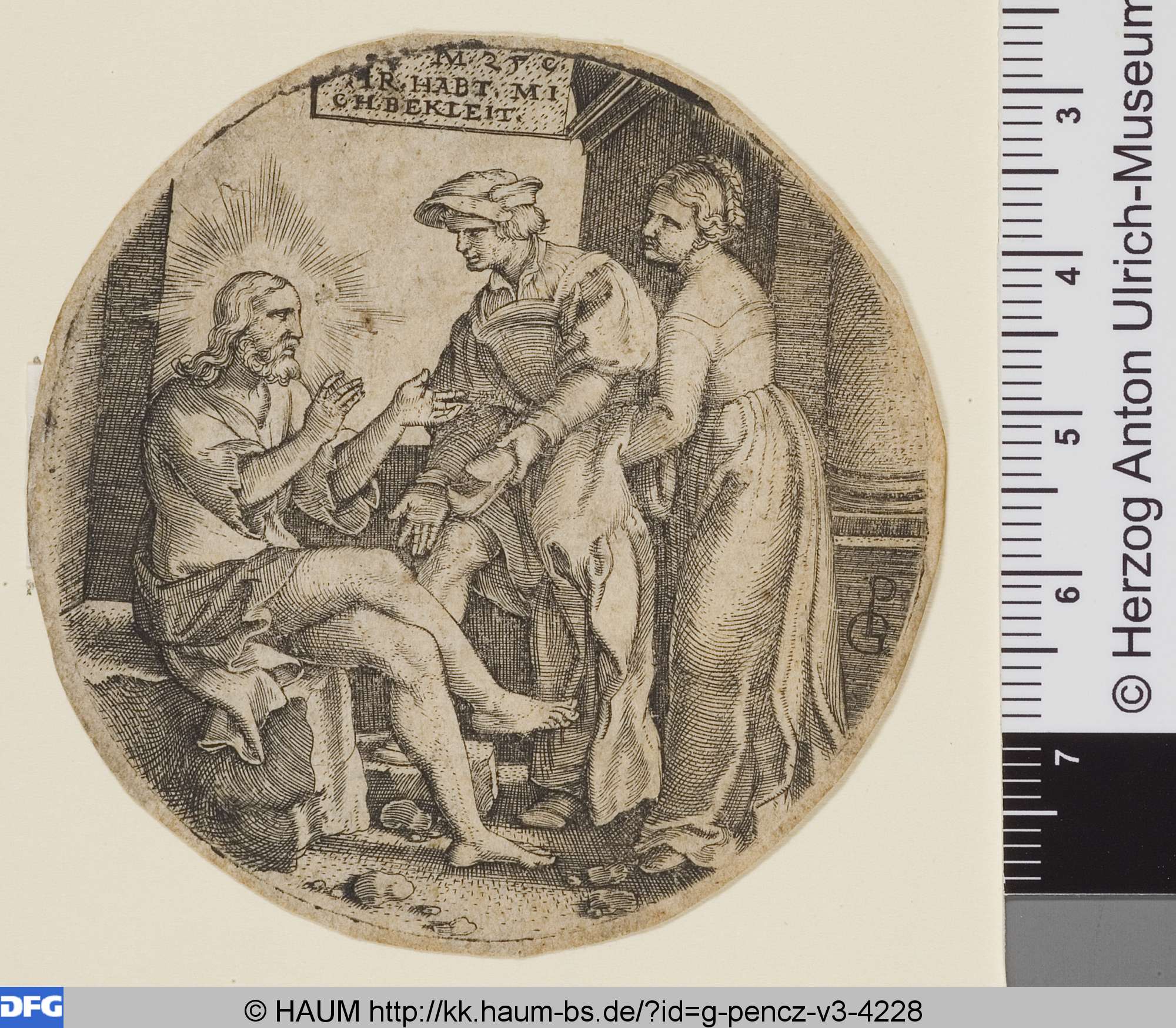 Nackte bekleiden, Georg Pencz, 1501–1550