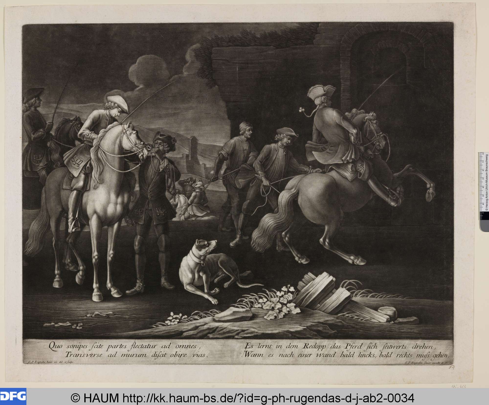 Der Redopp (Seitwärtsgehen), 1721–1742