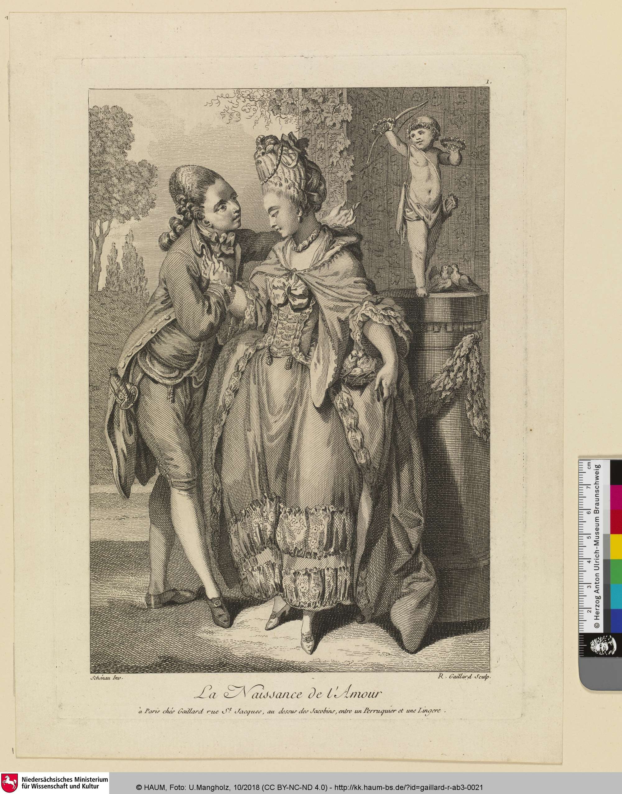 La Naissance de l'Amour, René Gaillard, 1766–1800