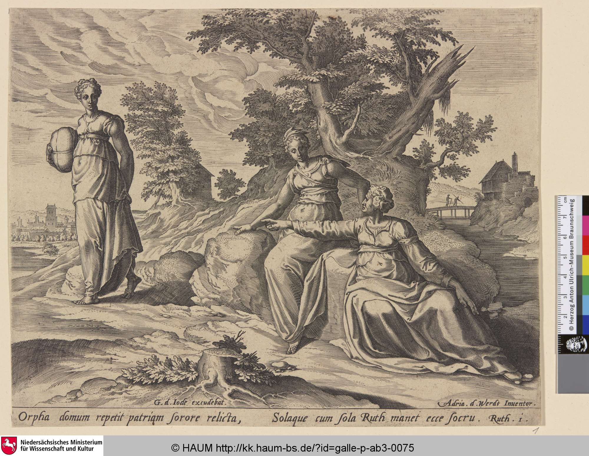 [Orpa verlässt Ruth und Noomi], Adriaan de Weert, 1557–1612