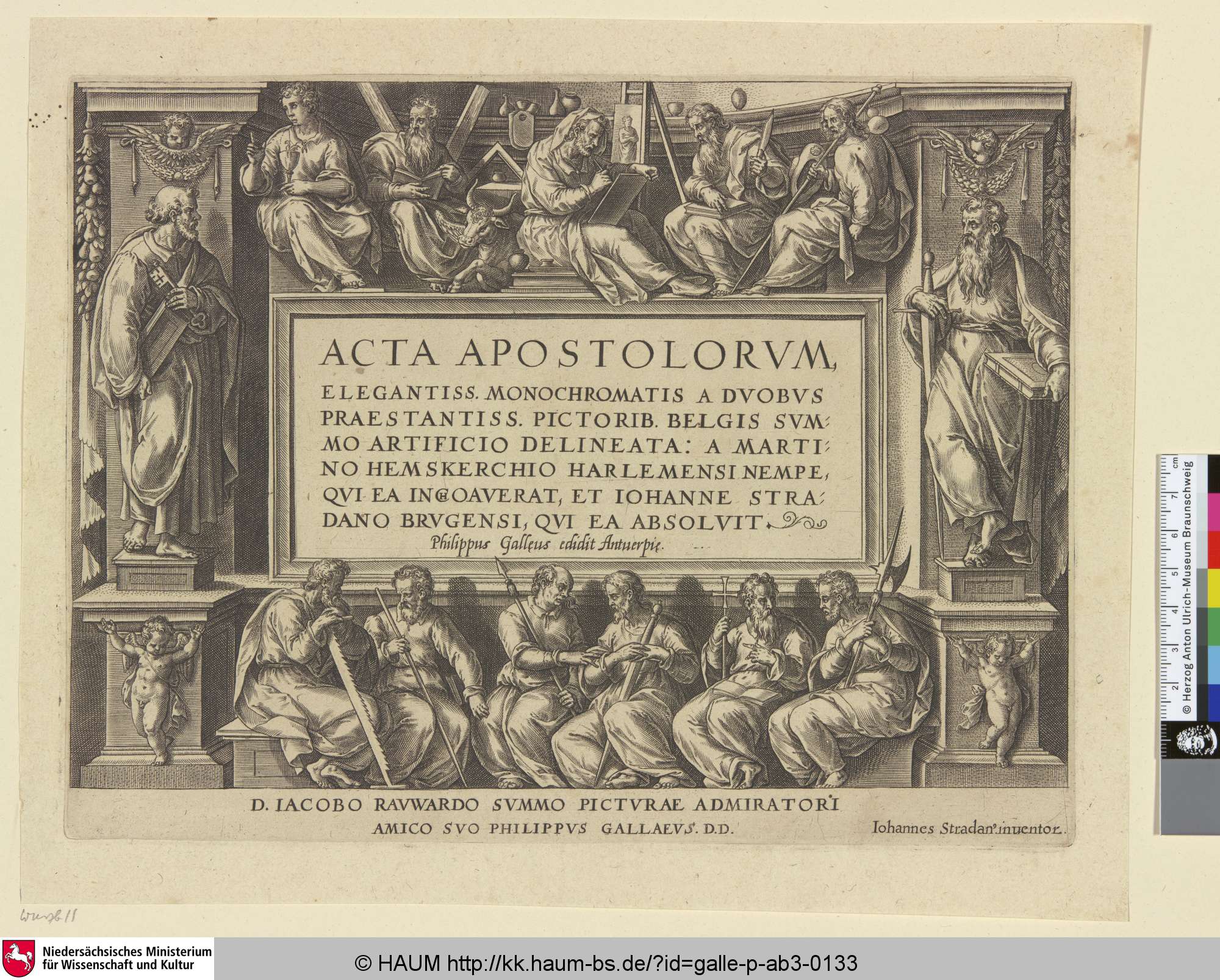Acta Apostolorum, Philip Galle, 1582