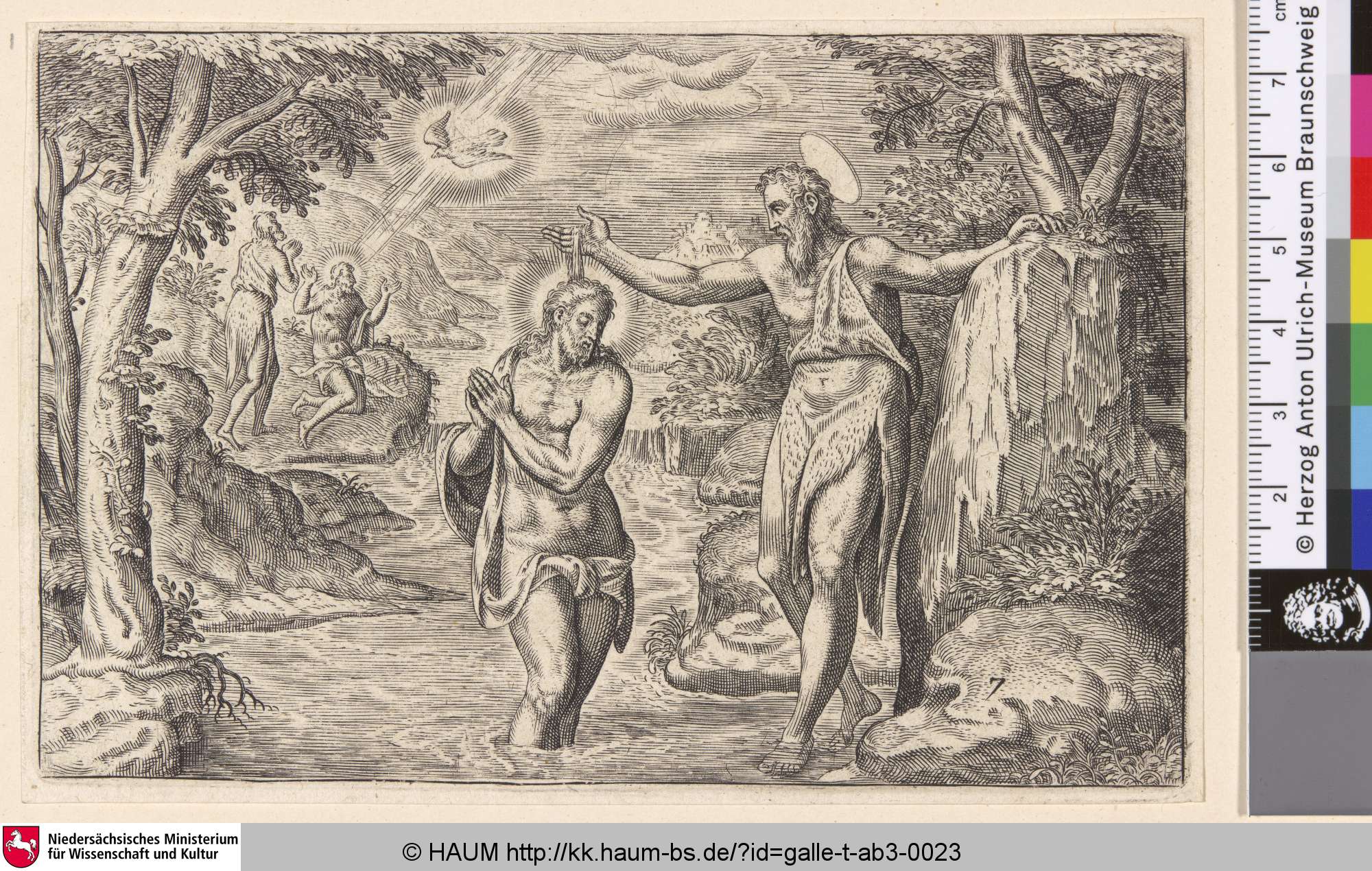 [Der Taufe Christi; The baptism of Christ], Theodoor Galle, 1591–1633