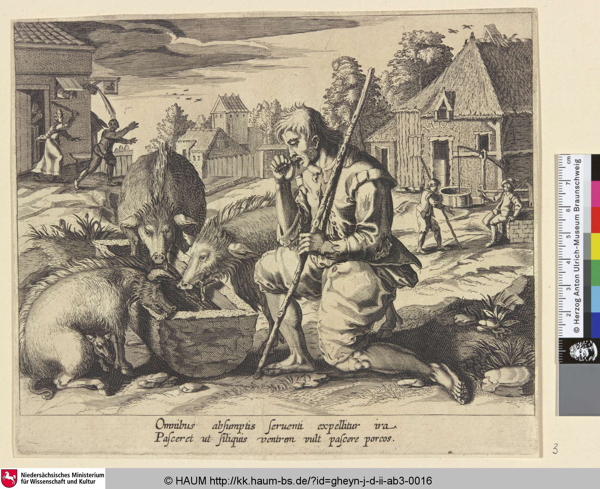 [Der verlorene Sohn hütet Schweine], Jacob de Gheyn, 1580–1630