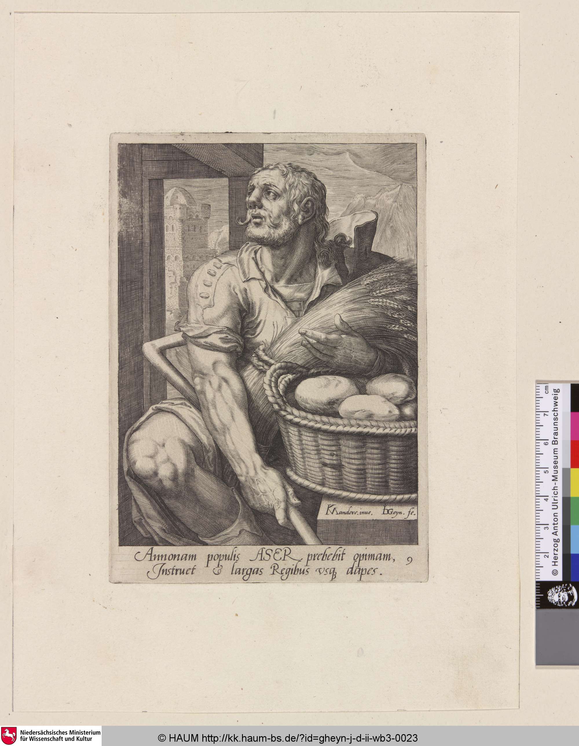 [Asher; Gen. 49, 20], Karel van Mander the Elder, 1589–1591