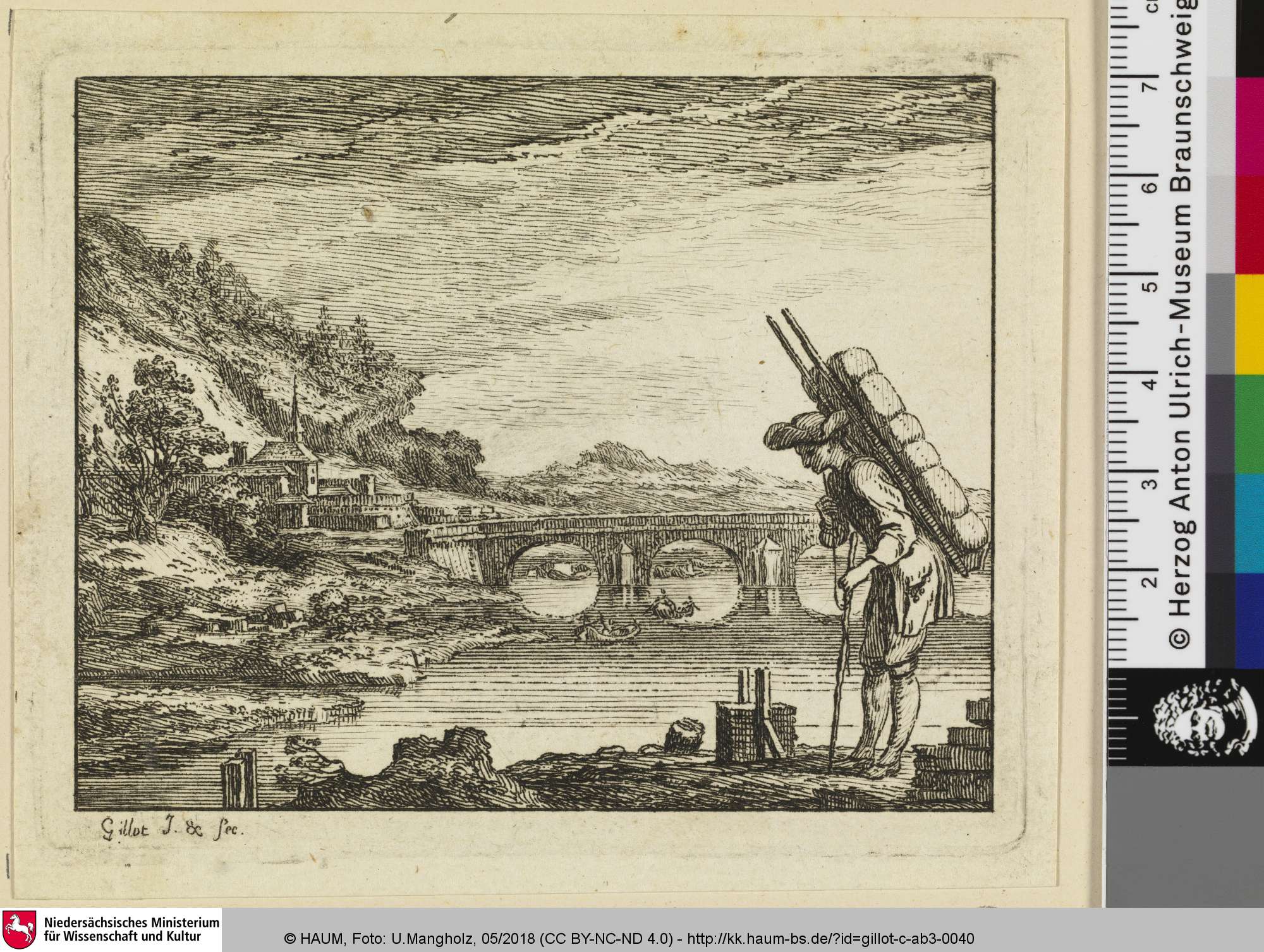 [Die zwei Quellen; Les deux sources], Claude Gillot, 1719