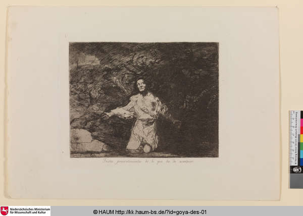 Tristes presentimientos de lo que ha de acontecer [Traurige Vorahnung dessen, was sich ereignen wird; Sad forebodings of what is going to happen], Francisco Goya, 1820
