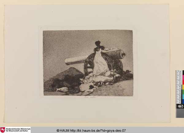 Que valor! [Welcher Mut!; What courage!], Francisco Goya, 1810–1815